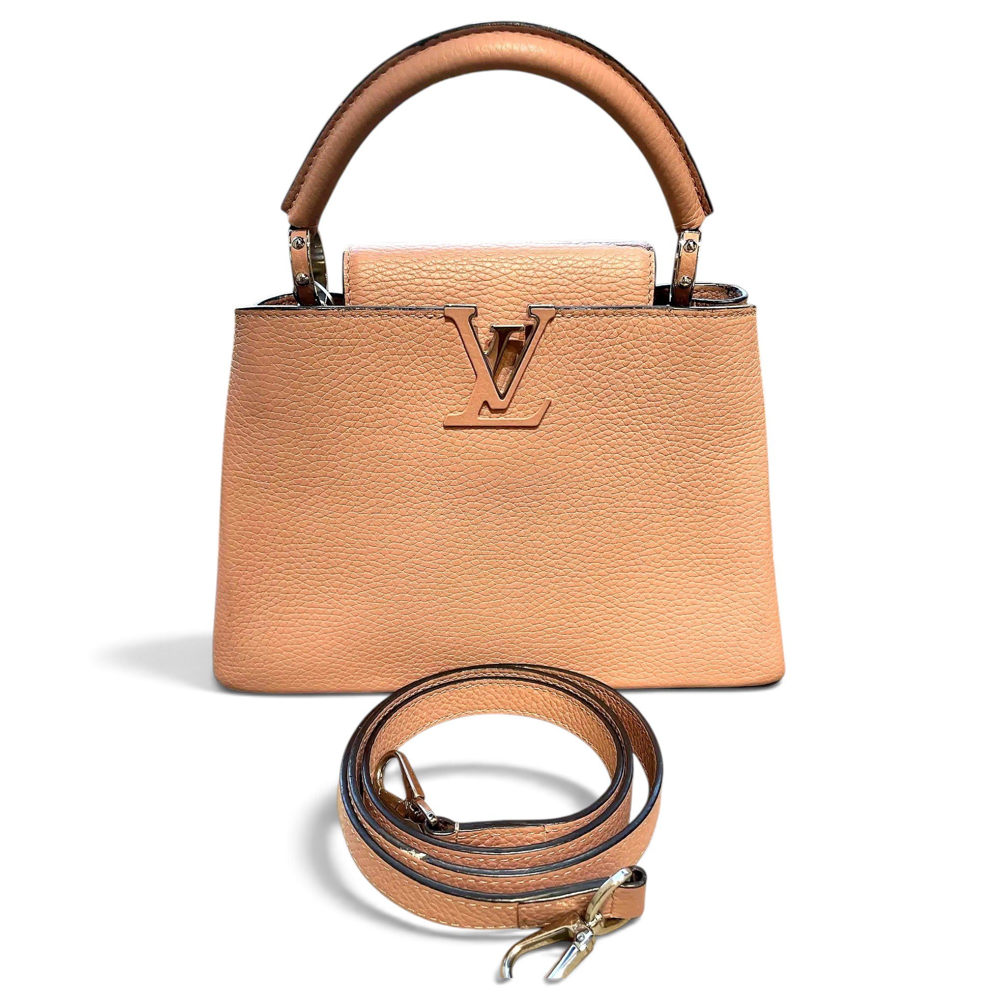 Capucines leather handbag