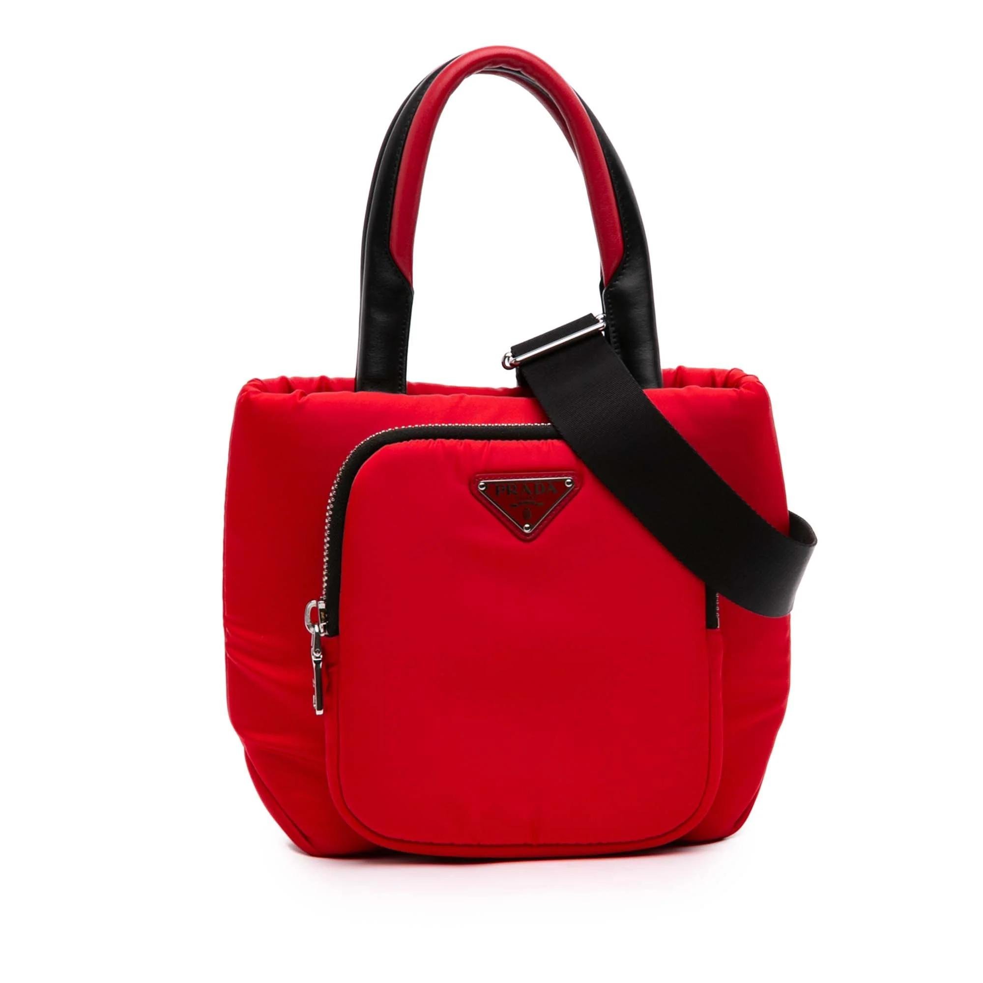 Cargo leather satchel