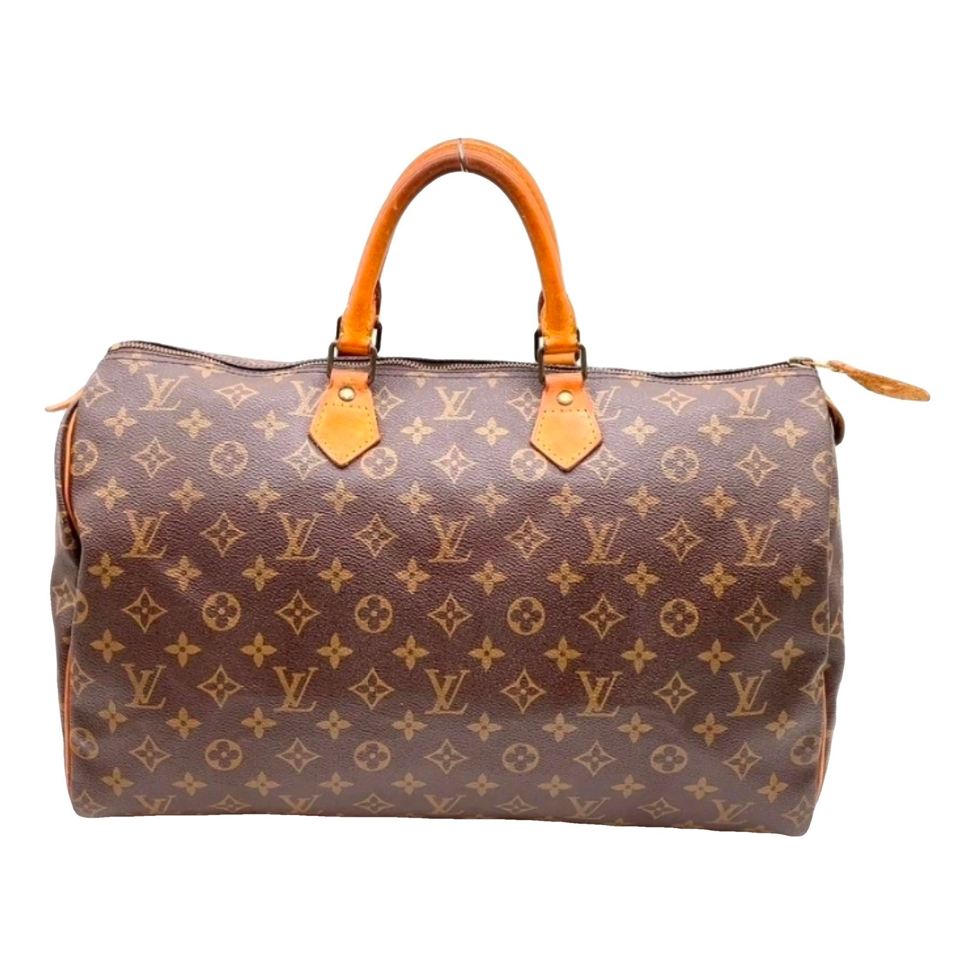 Speedy leather handbag