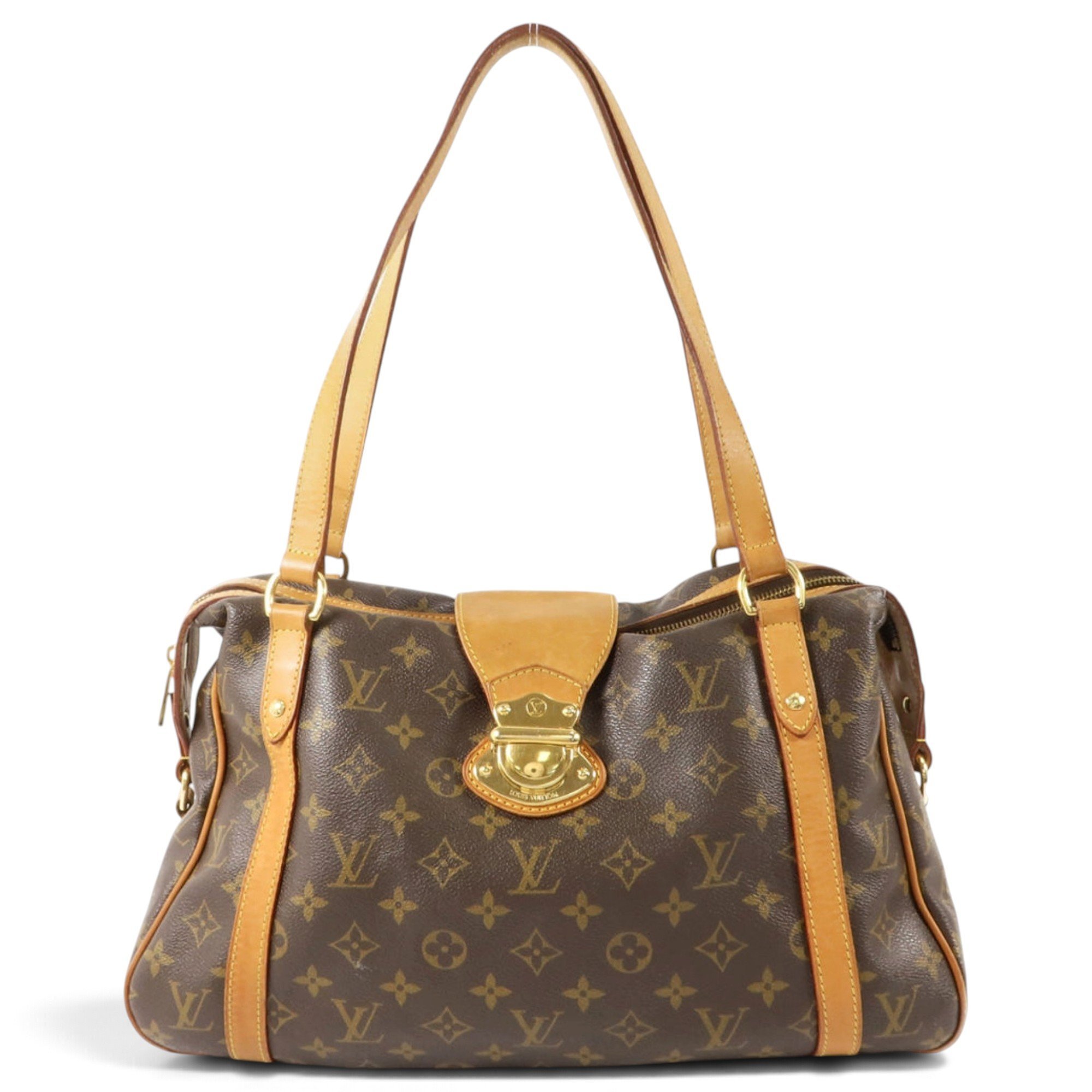 Stresa patent leather handbag