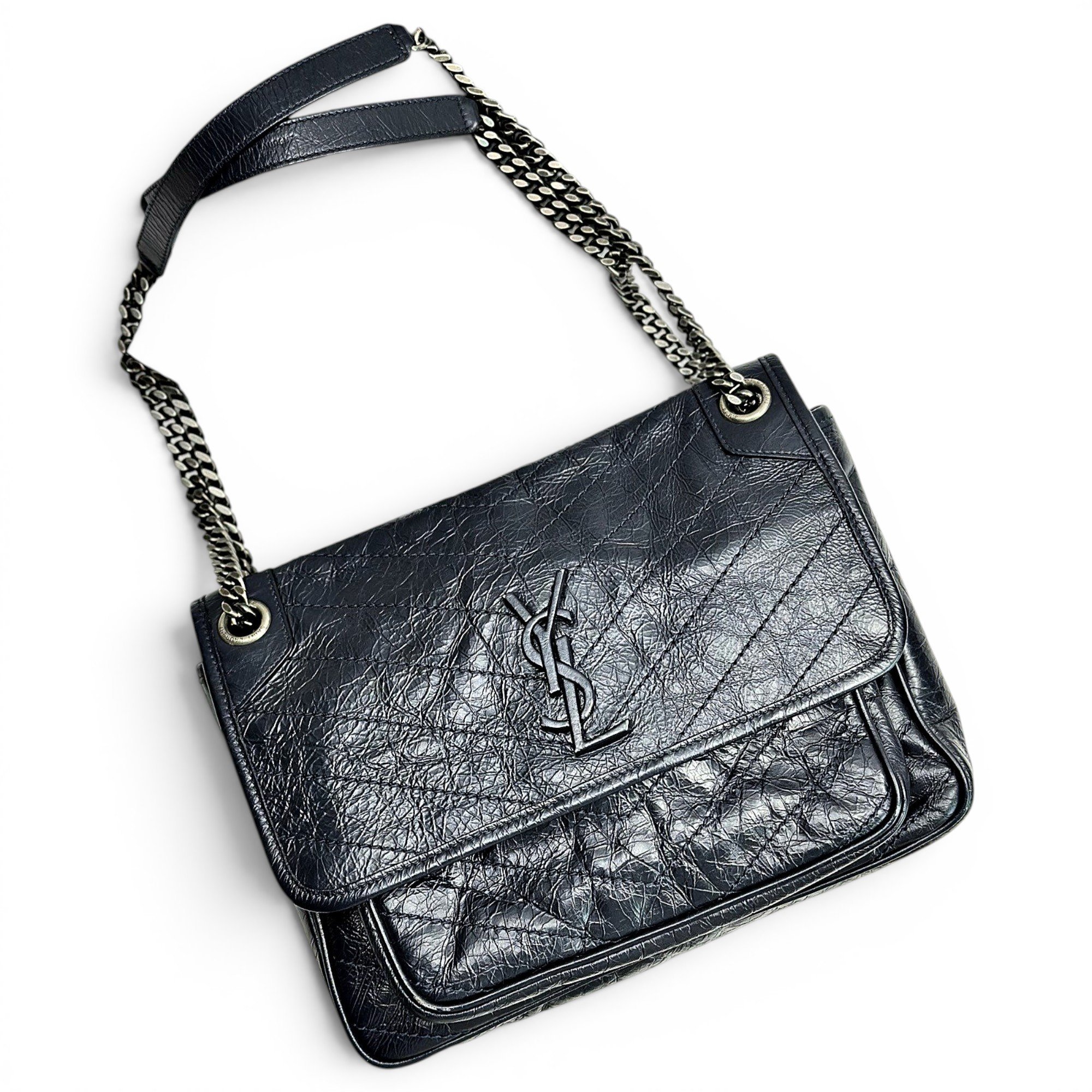 Niki leather crossbody bag