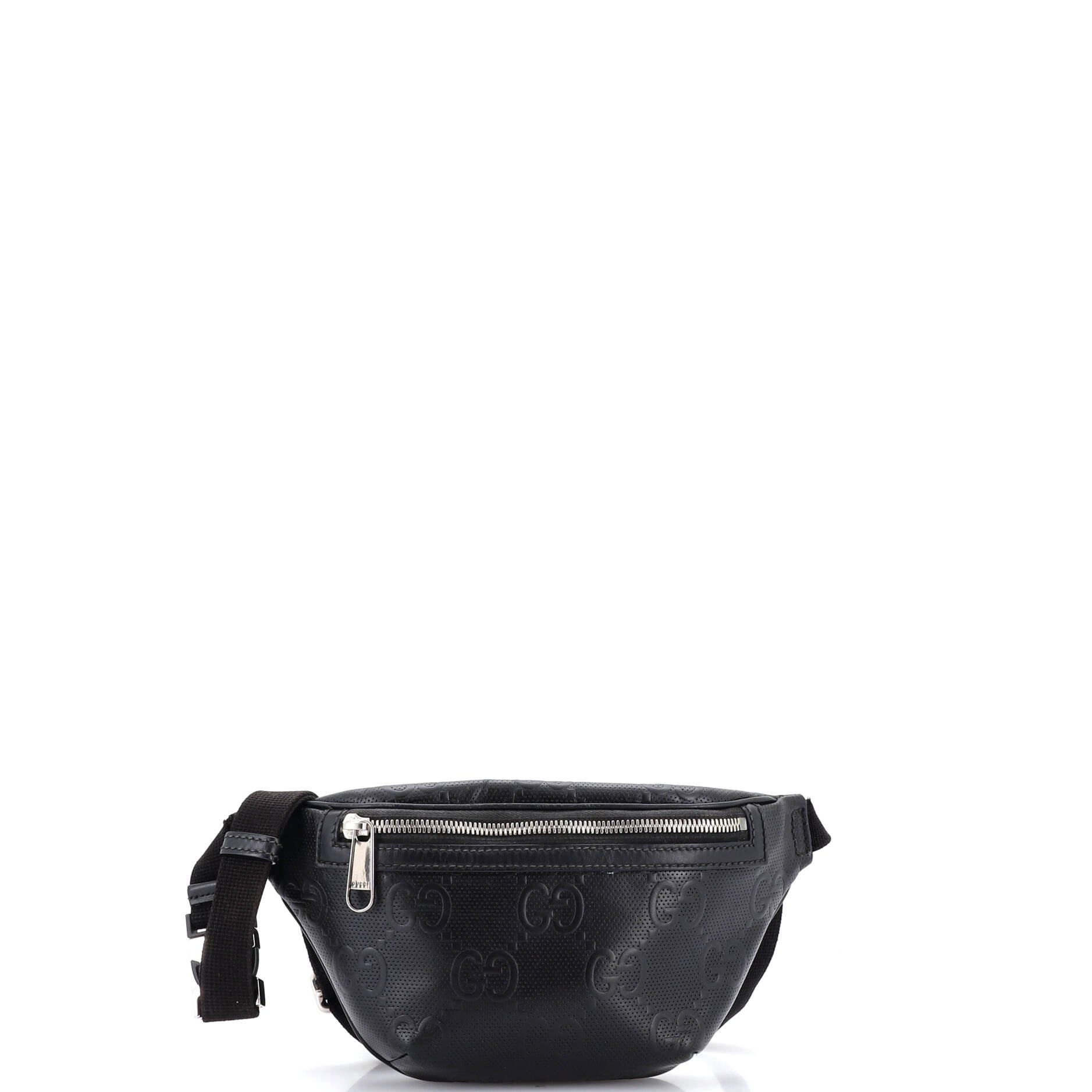 Gucci Belt Bag GG Embossed Perforated Leather Small
