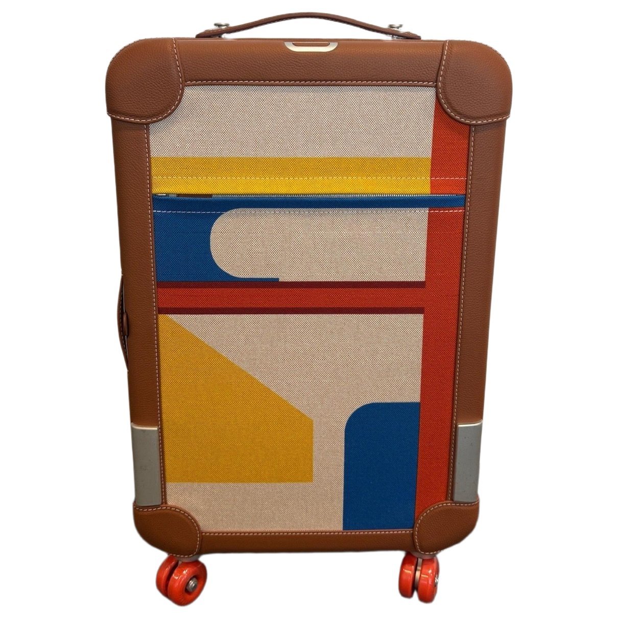 Leather travel bag