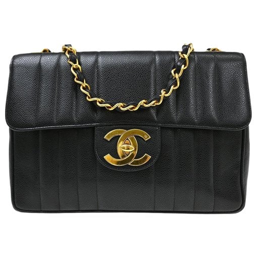 Trendy CC Flap pony-style calfskin handbag