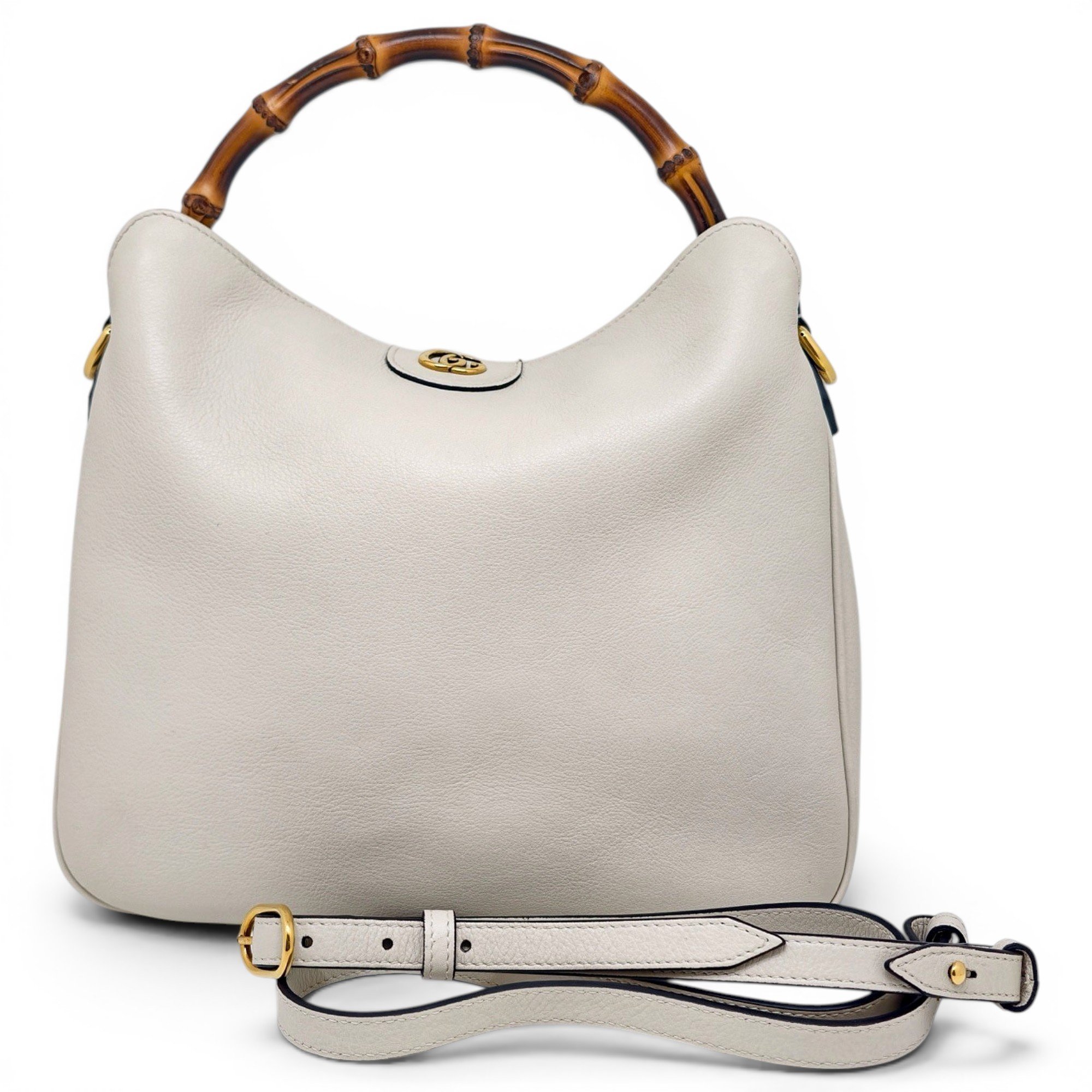 Diana Bamboo leather handbag