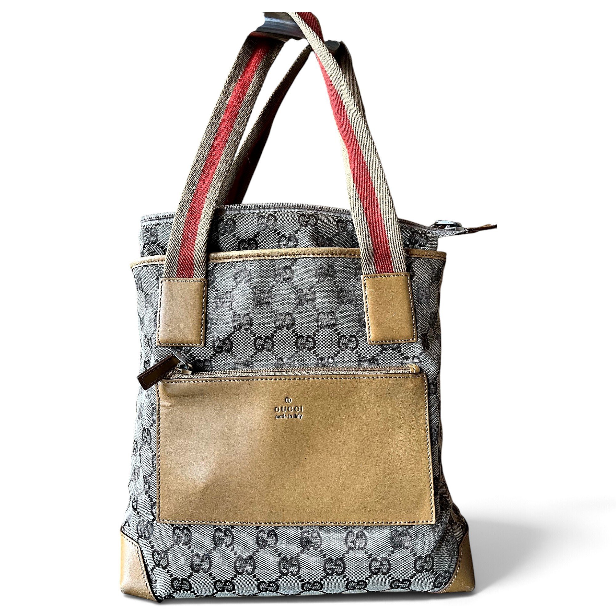 Leather tote