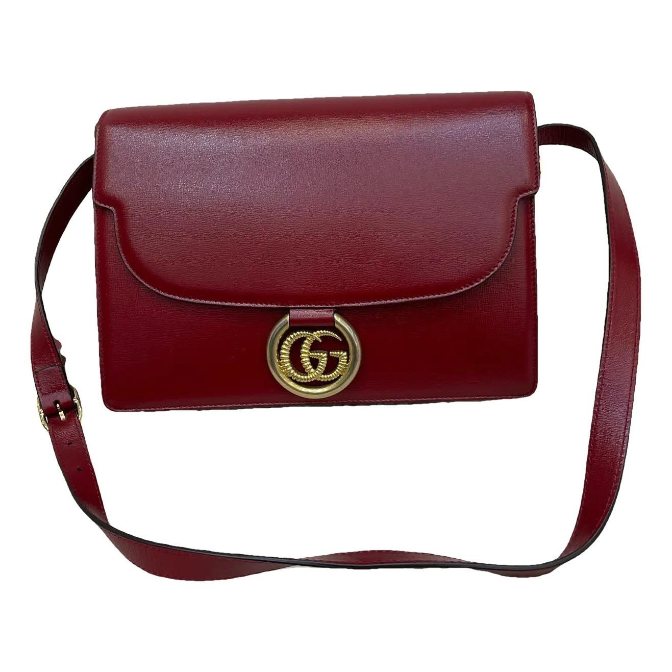 GG Ring leather crossbody bag