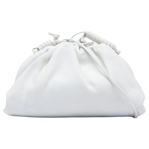 Pouch leather crossbody bag