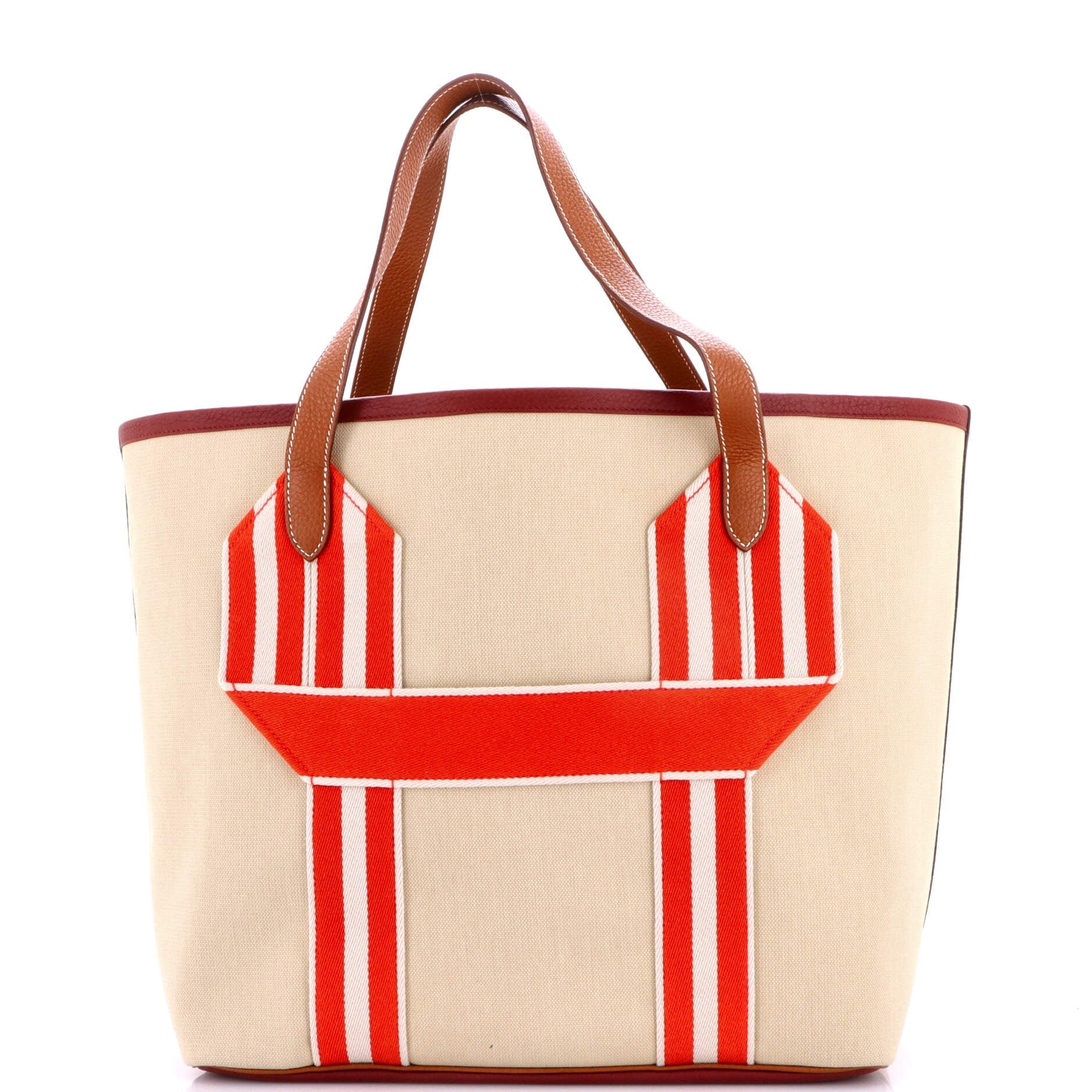 Pursangle Tote Canvas with Leather