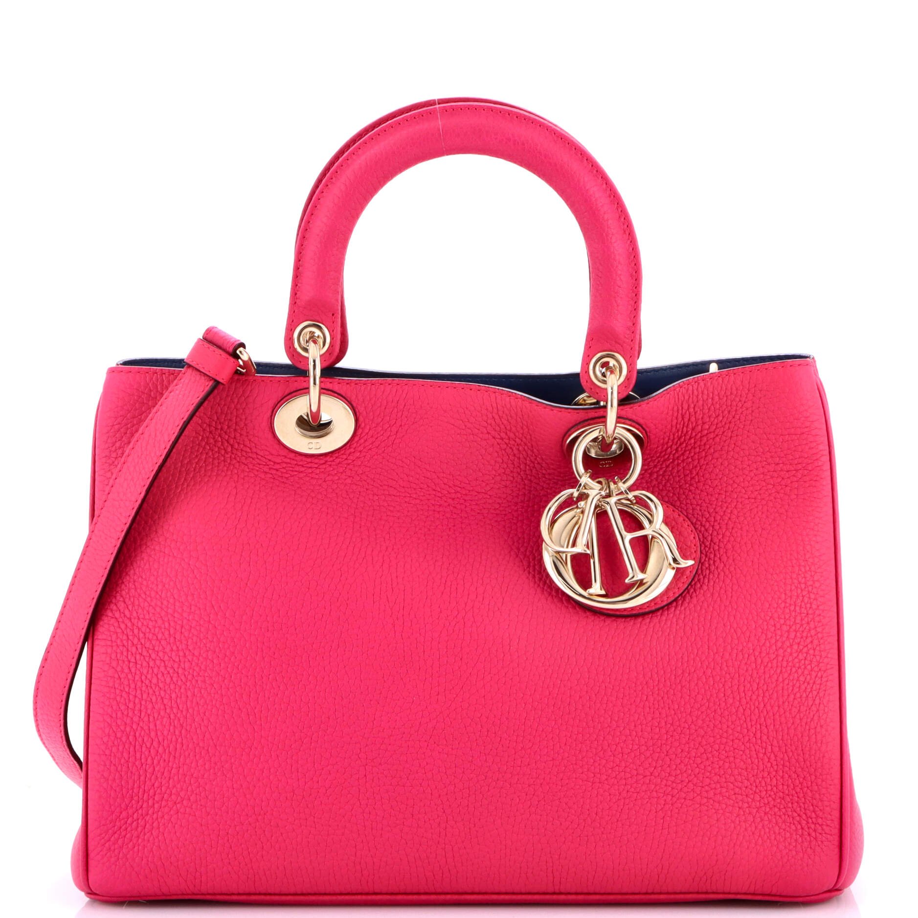 Diorissimo Tote Pebbled Leather Medium
