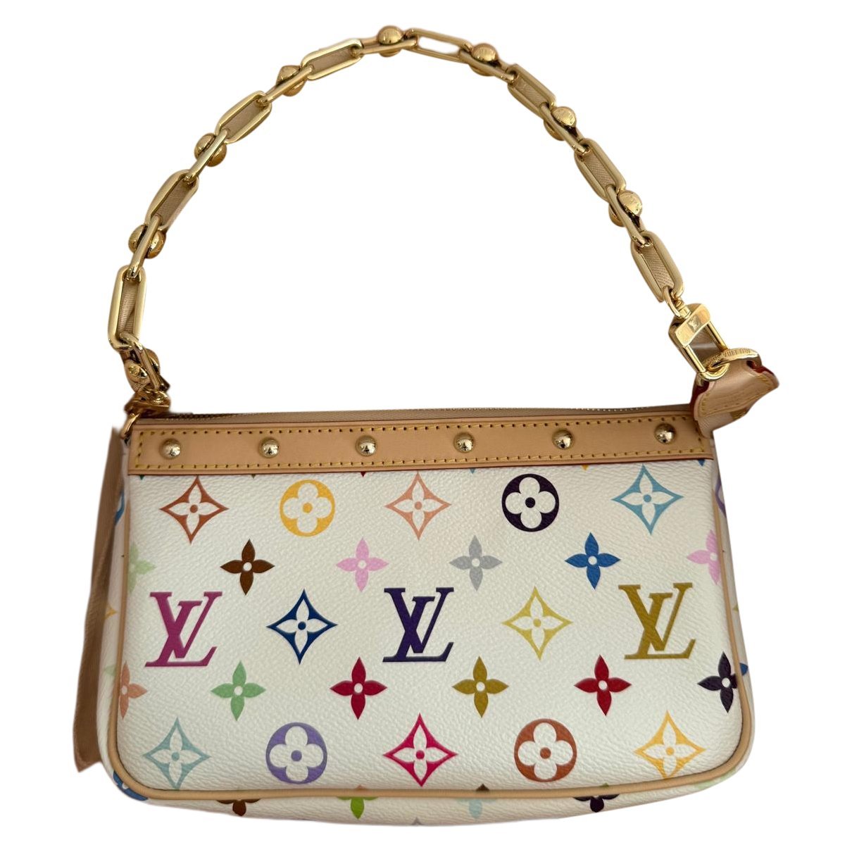 Leather clutch bag