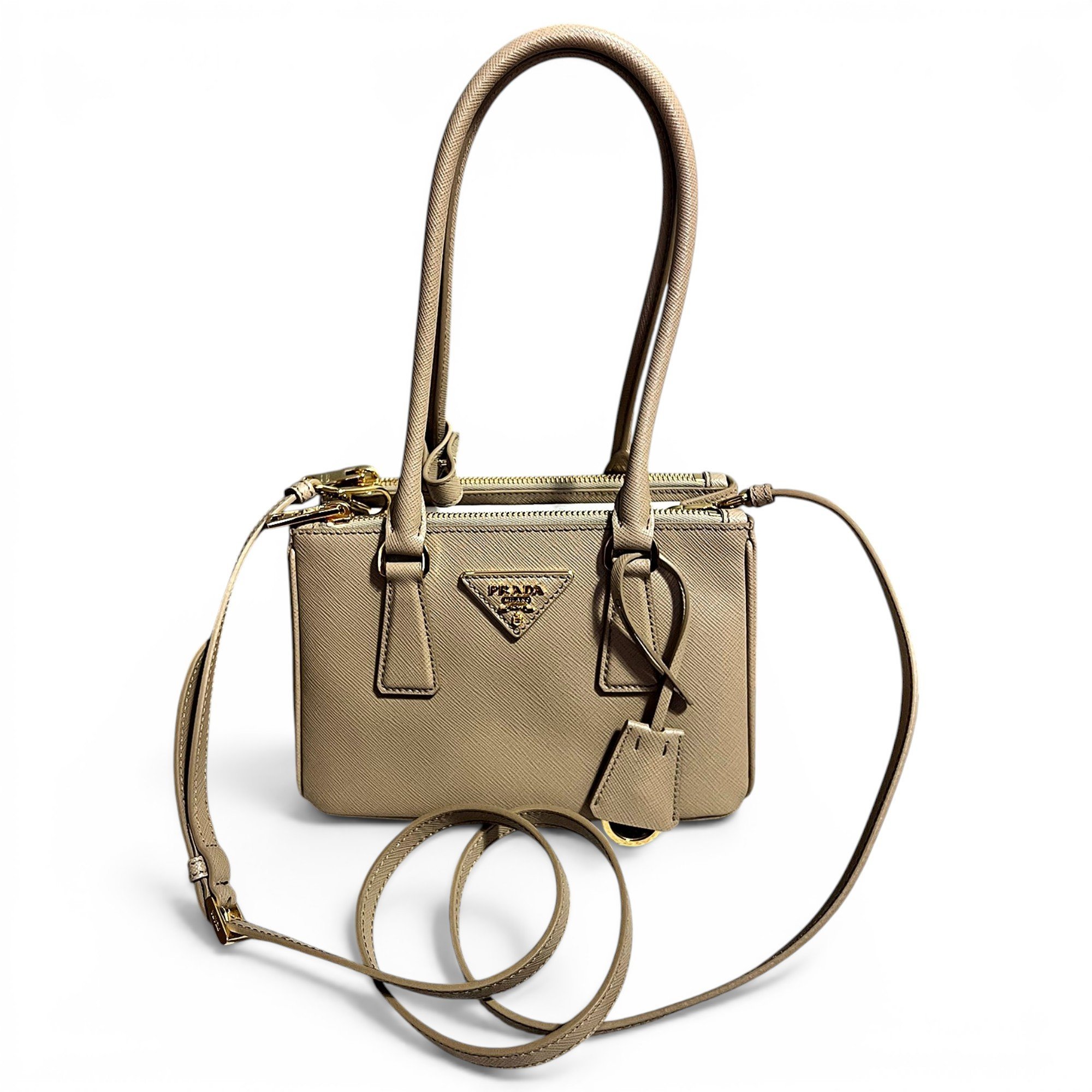 Galleria leather handbag