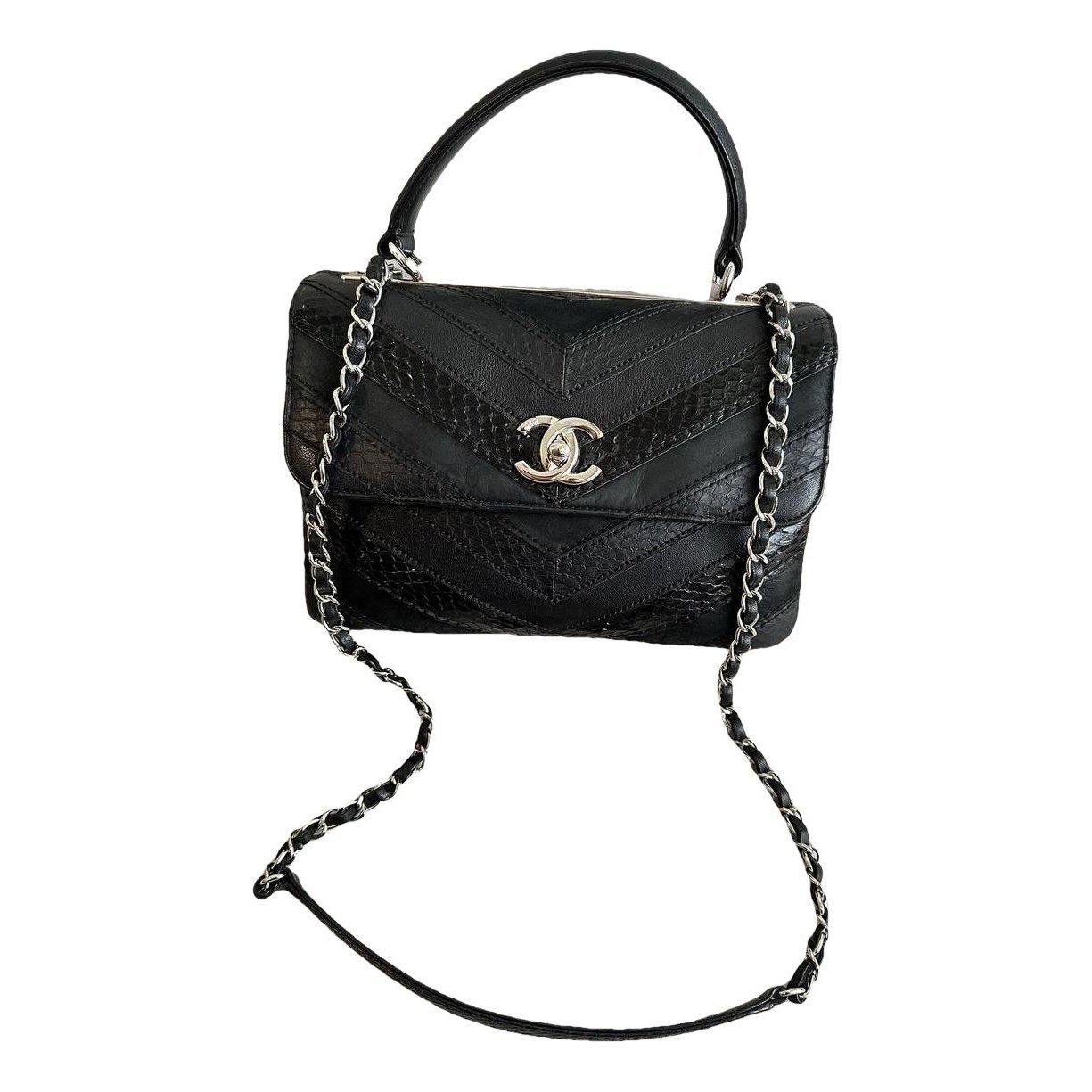 Chain Infinity leather handbag