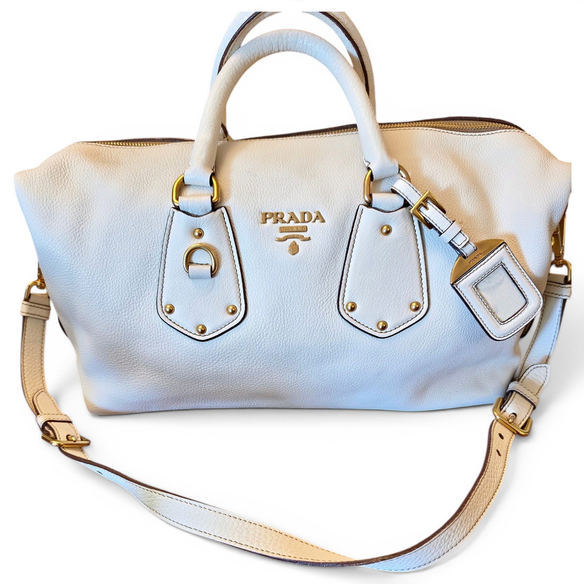Leather tote