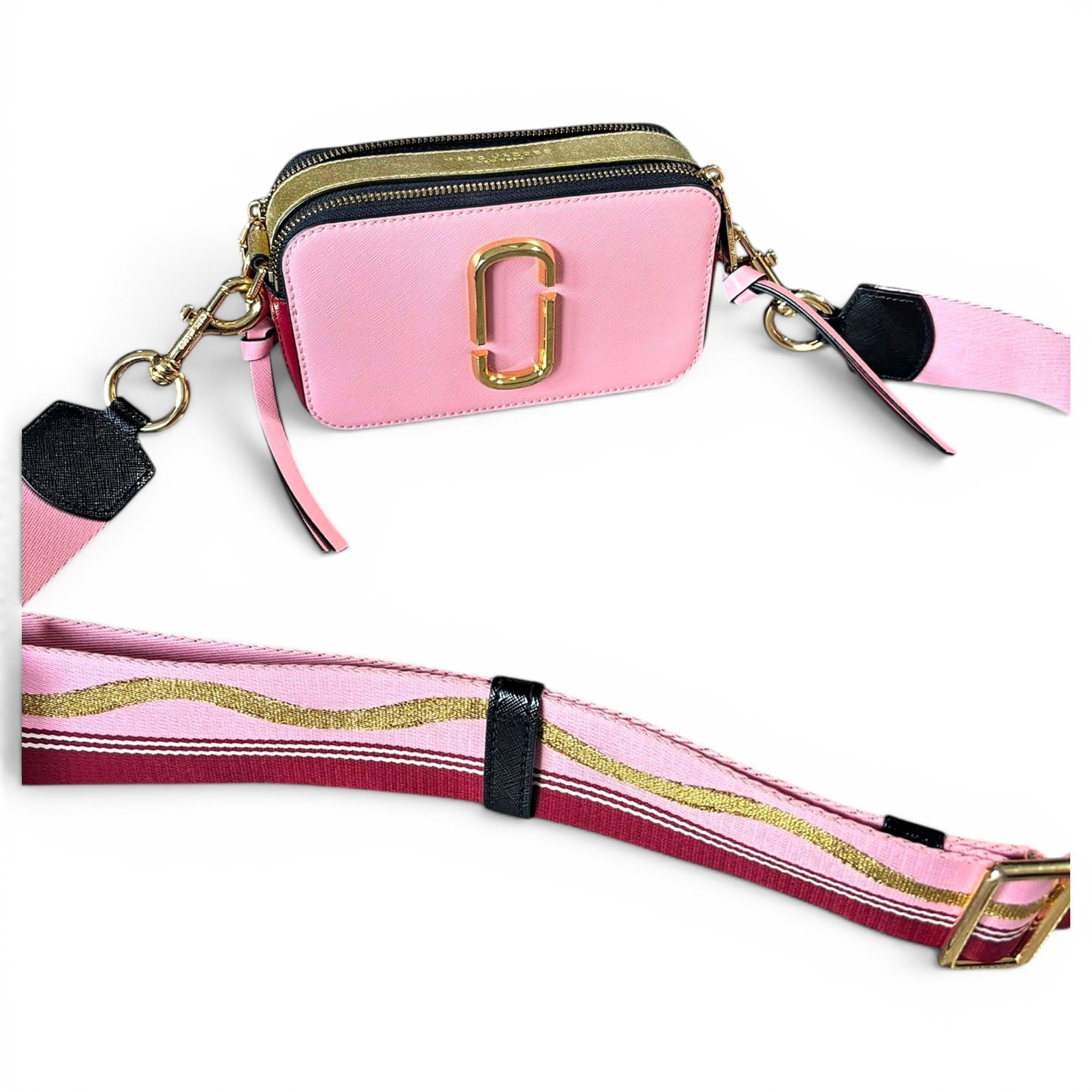 Snapshot leather crossbody bag