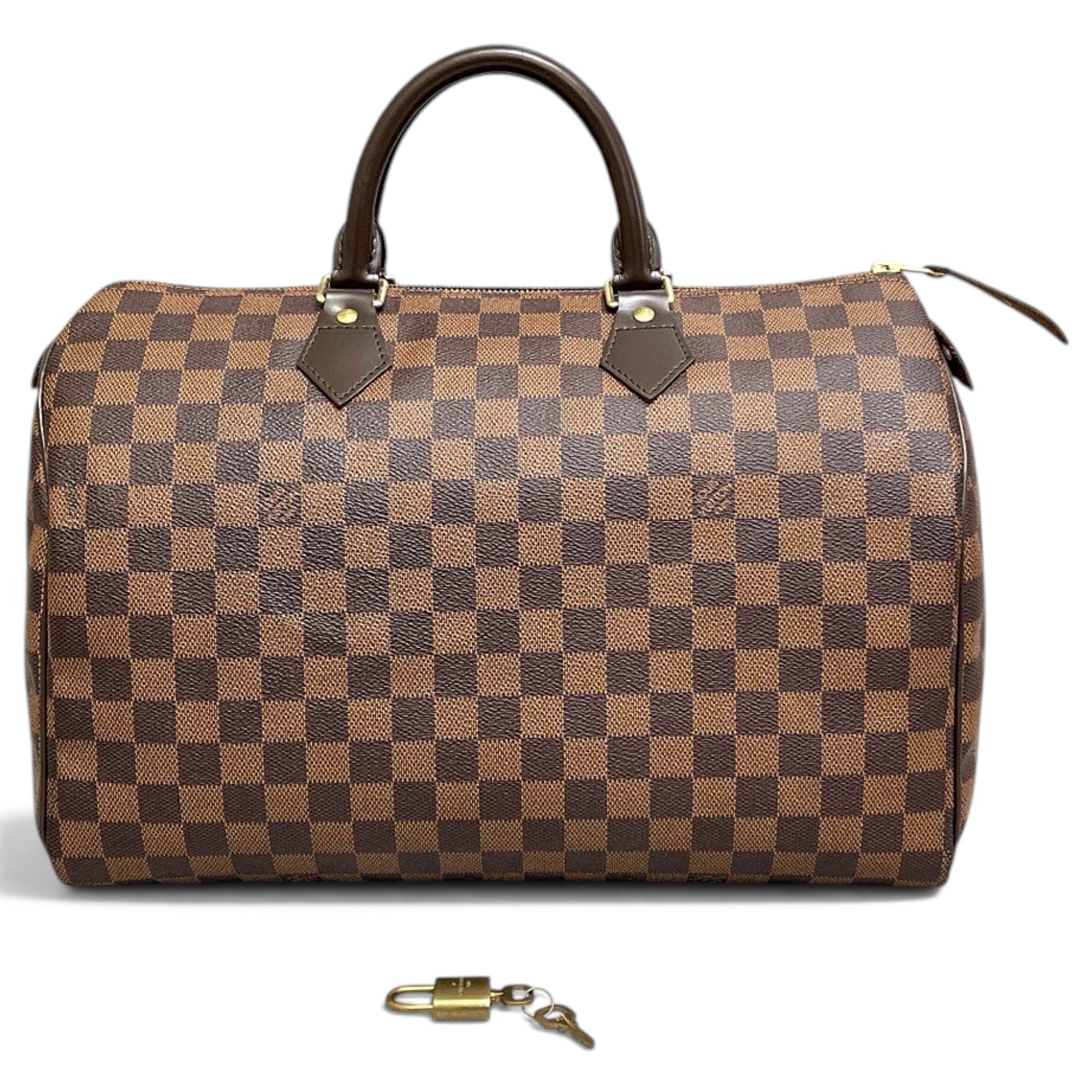 Speedy leather handbag