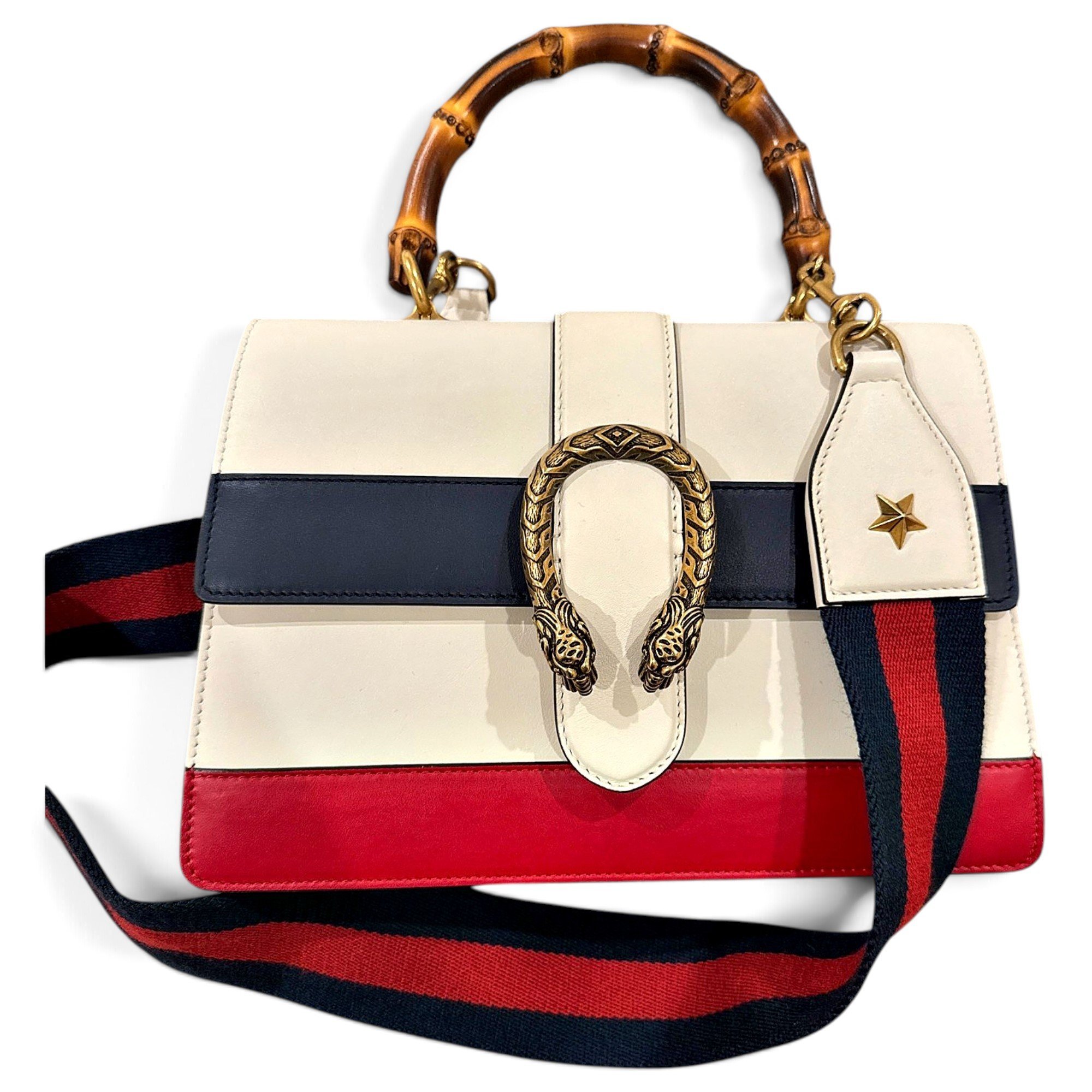 Dionysus Bamboo leather handbag
