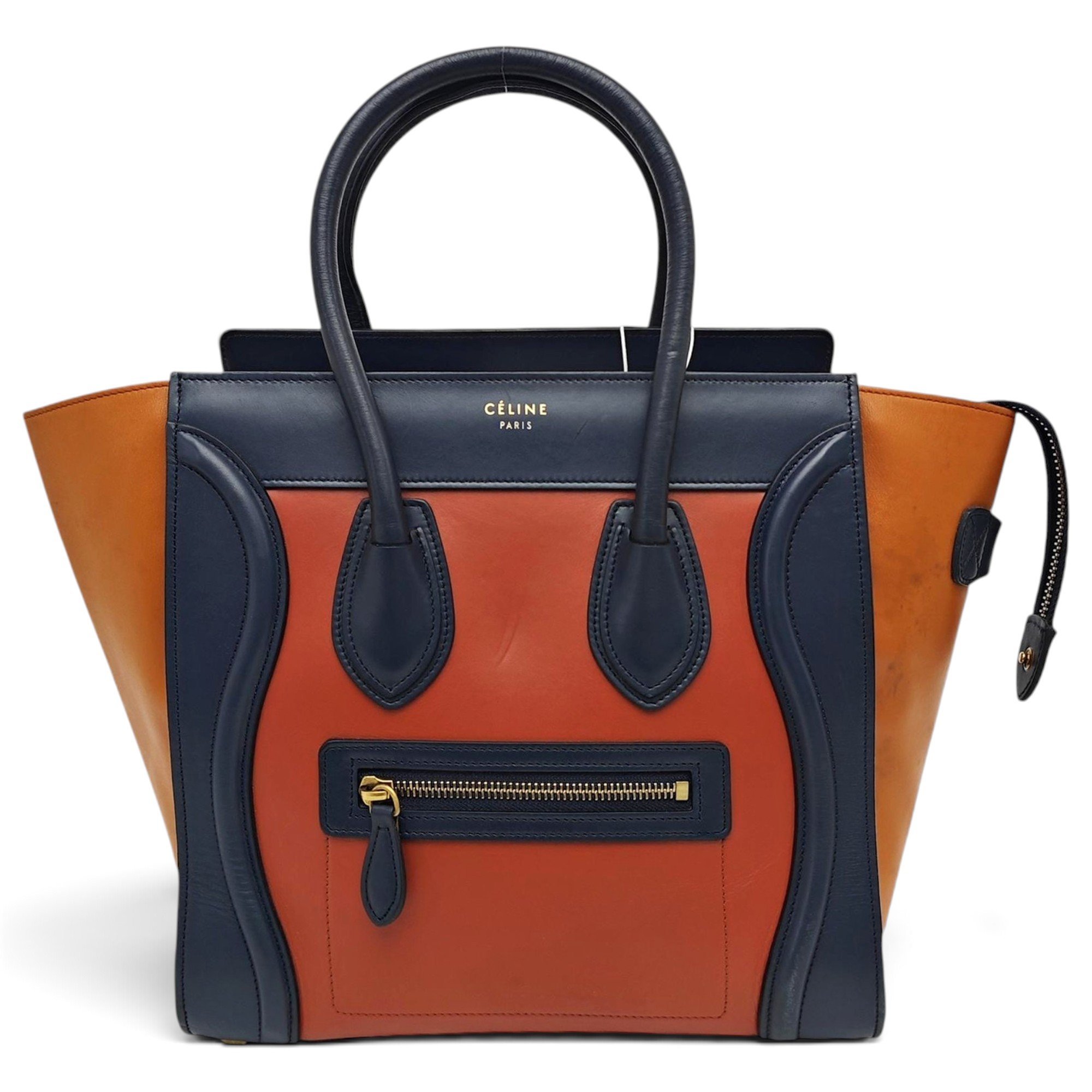 Luggage leather handbag