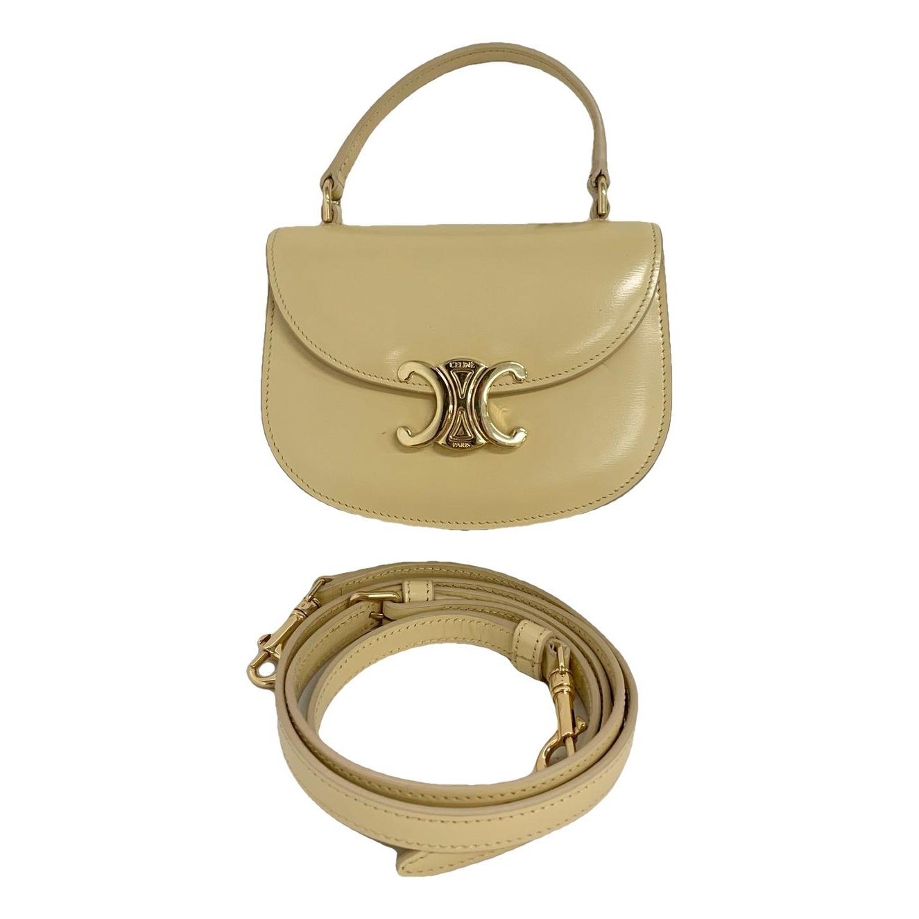 Clea leather handbag