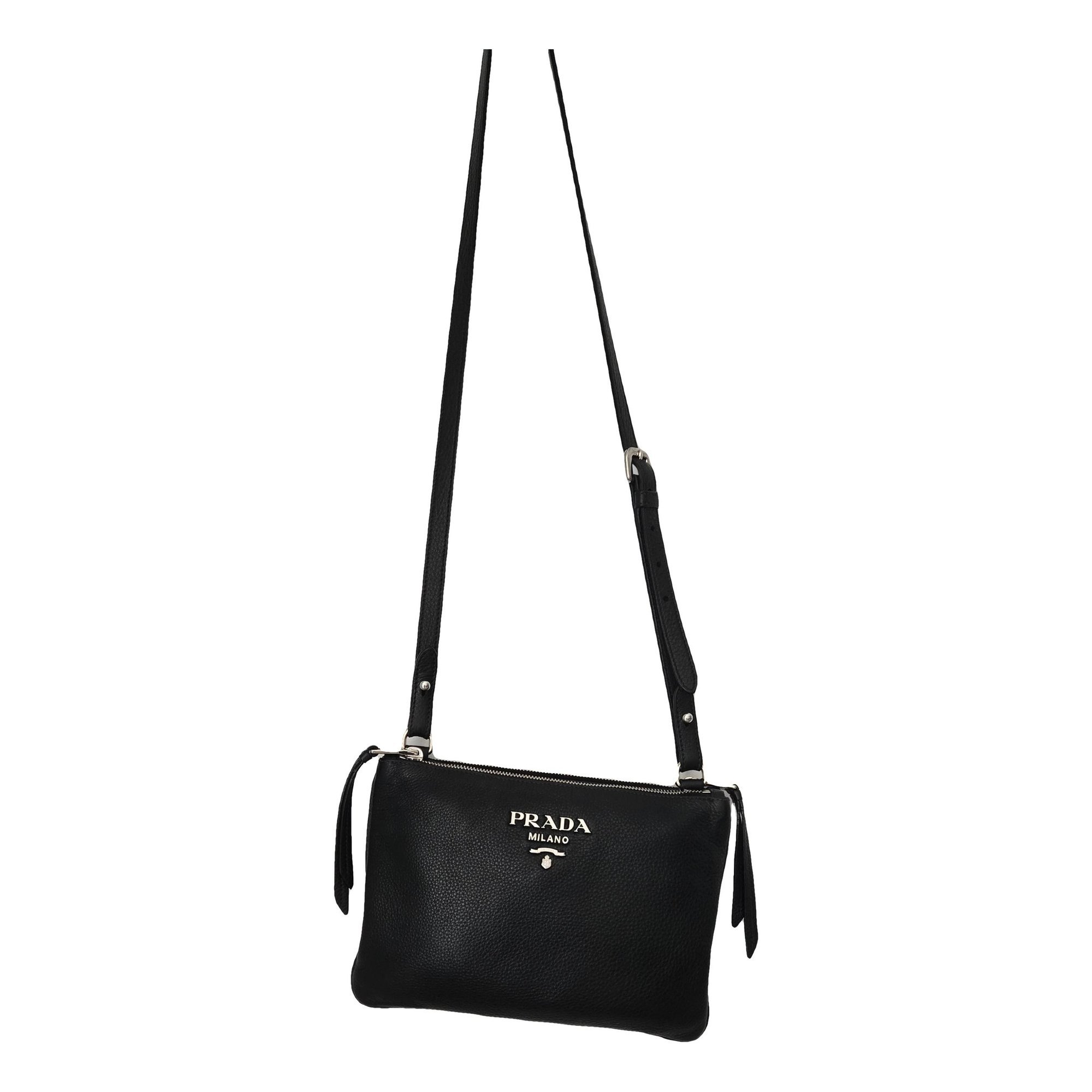 Light Frame leather crossbody bag