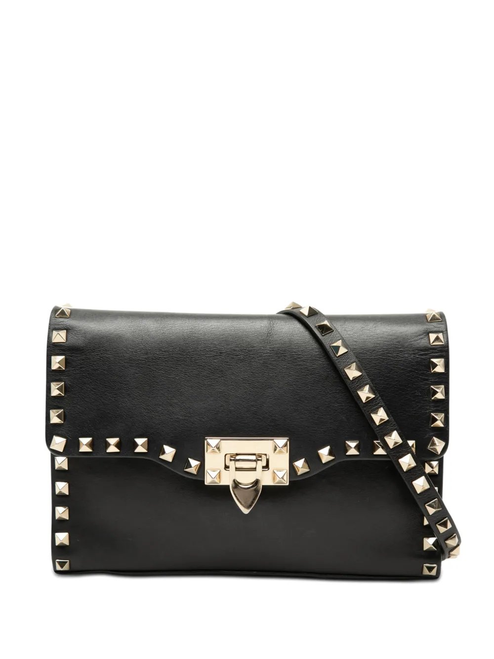 Valentino Garavani 2000-2017 Small Leather Rockstud Flap crossbody bag