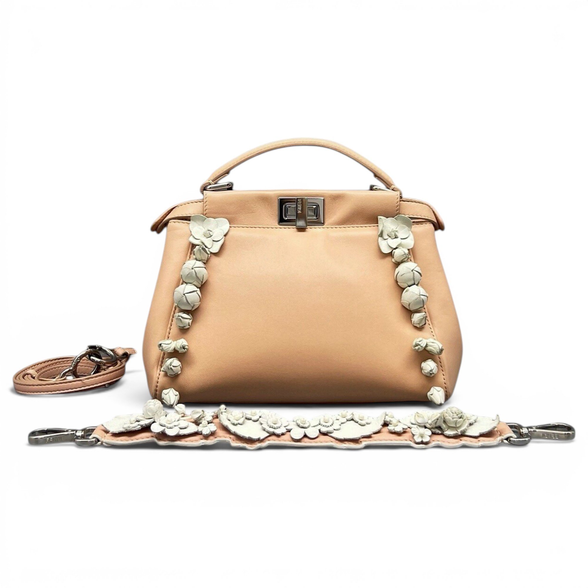 Peekaboo leather handbag