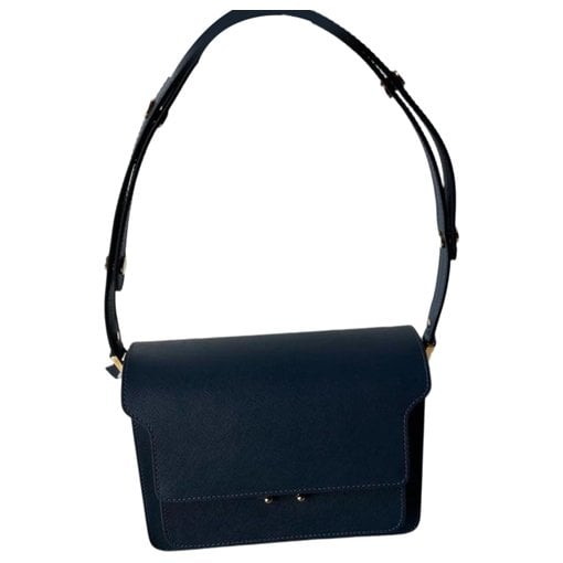 Marni Trunk leather crossbody bag