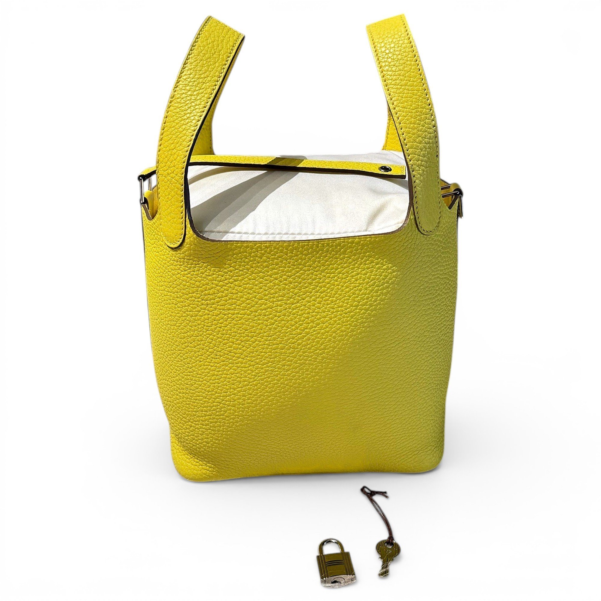 Picotin leather handbag