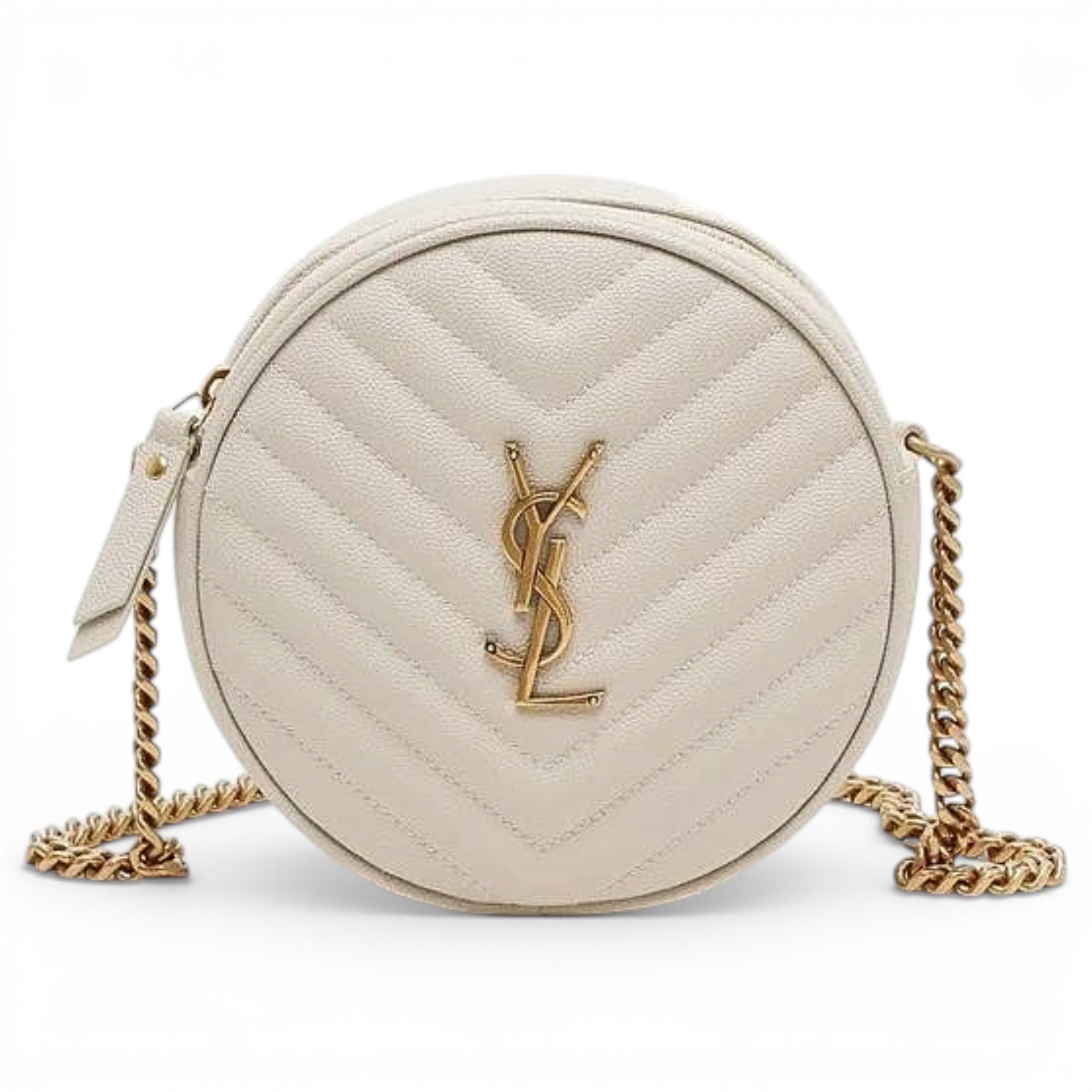Saint Laurent Vinyle leather crossbody bag