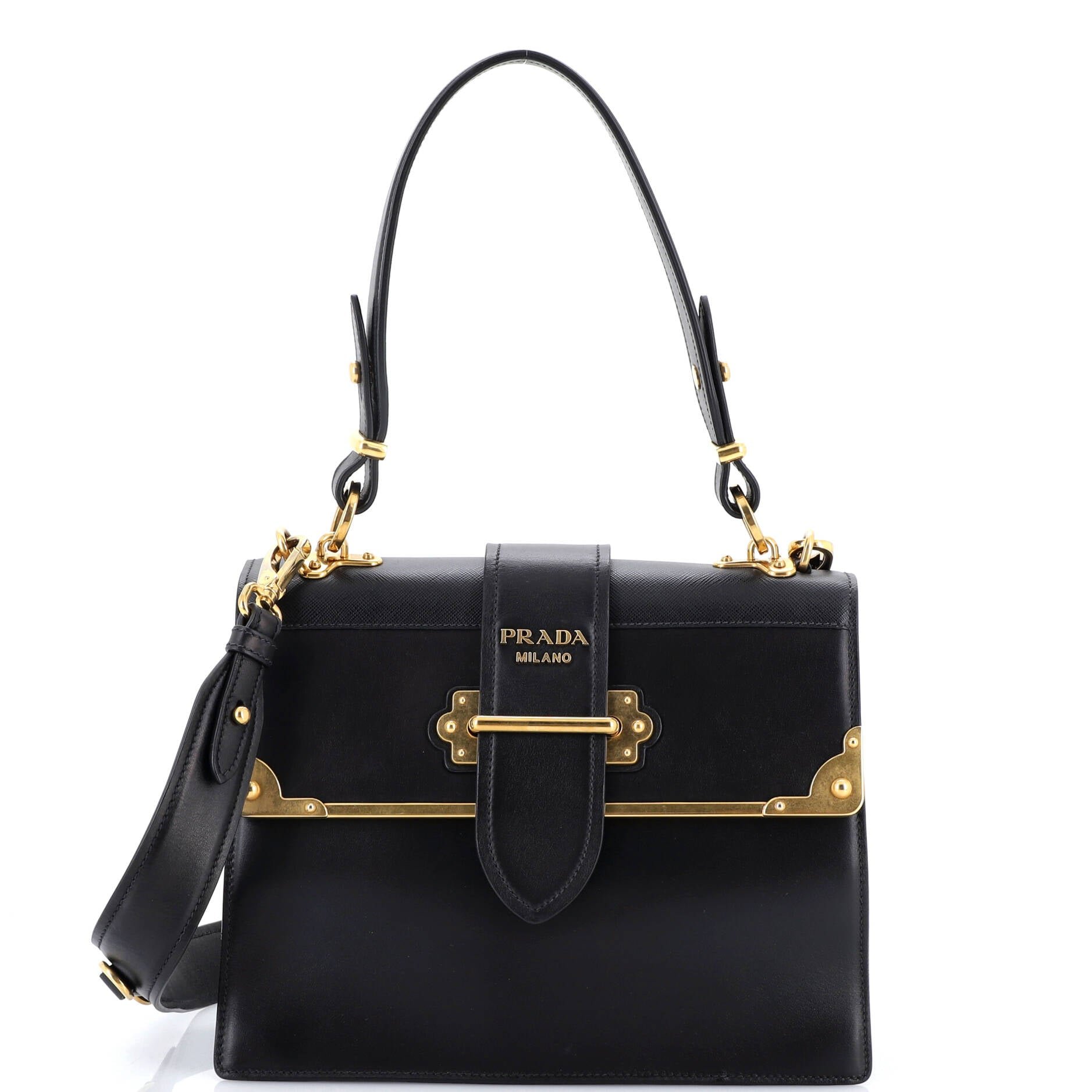 Cahier Convertible Shoulder Bag City Calf and Saffiano Medium