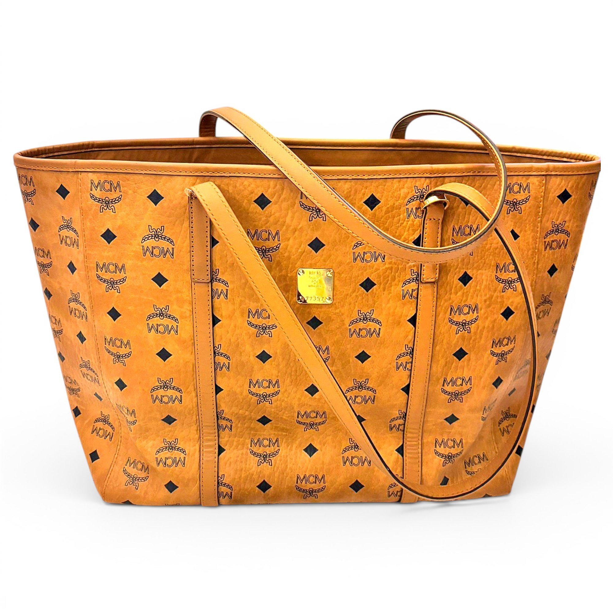 Leather tote