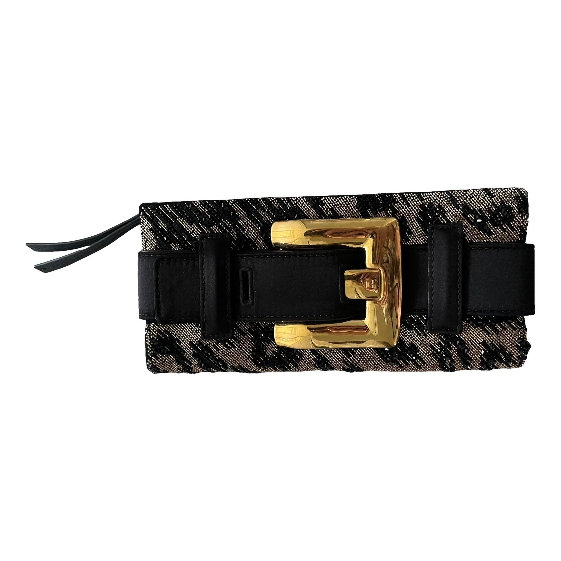 Balmain Glitter clutch bag