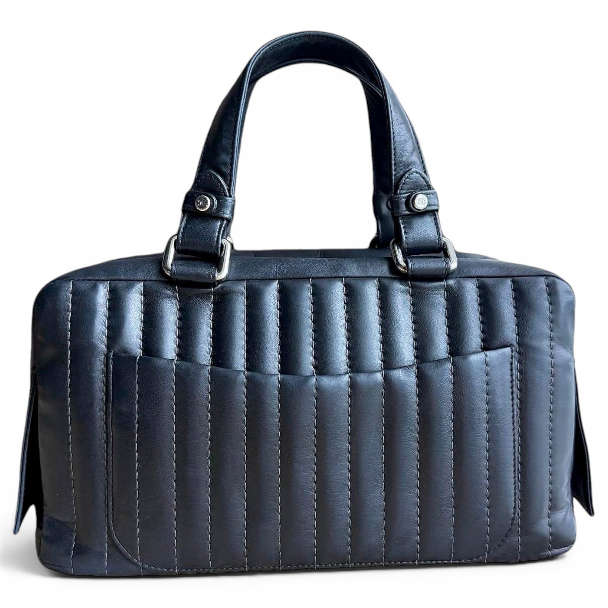 Bowling Bag leather tote