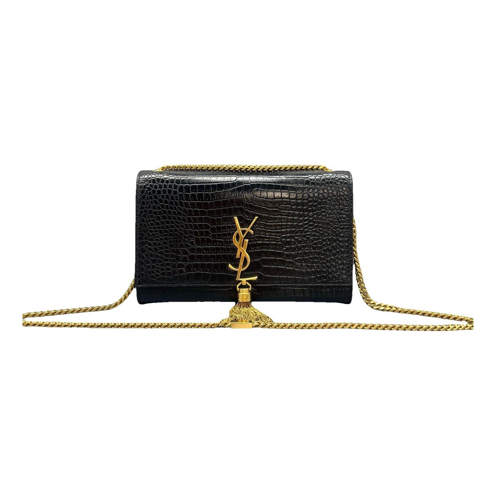 Pompom Kate leather handbag