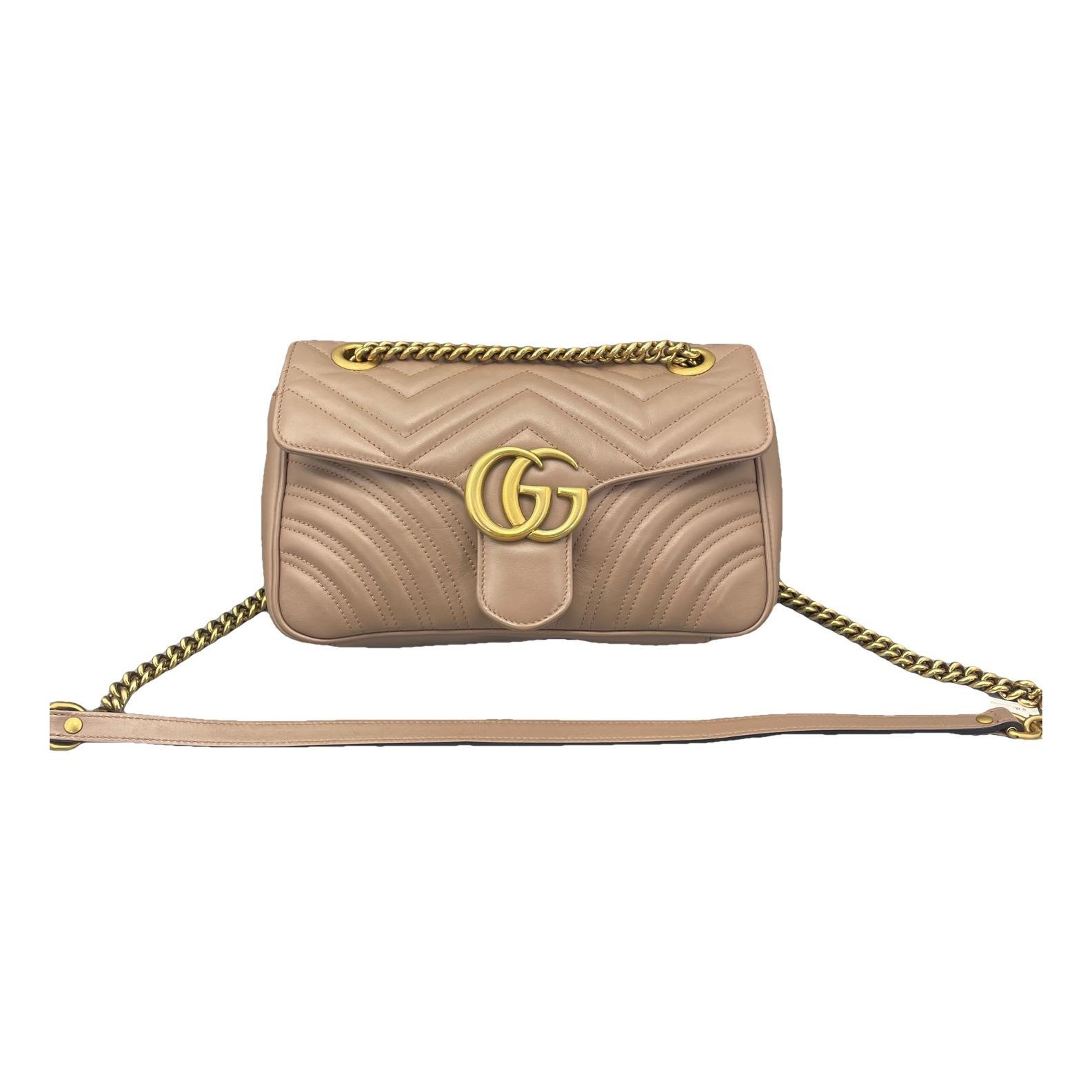 GG Marmont Flap leather crossbody bag
