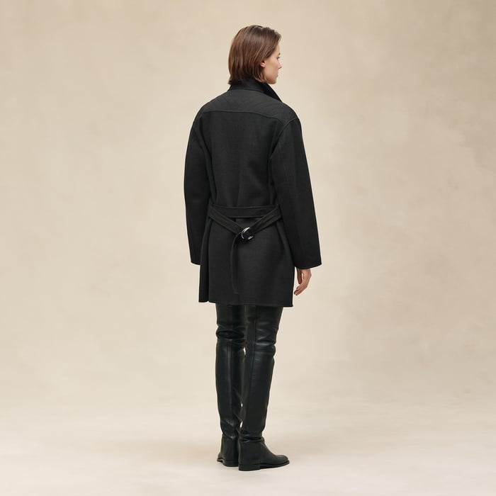 Gris Obscur "Chaine d'Ancre" Coat