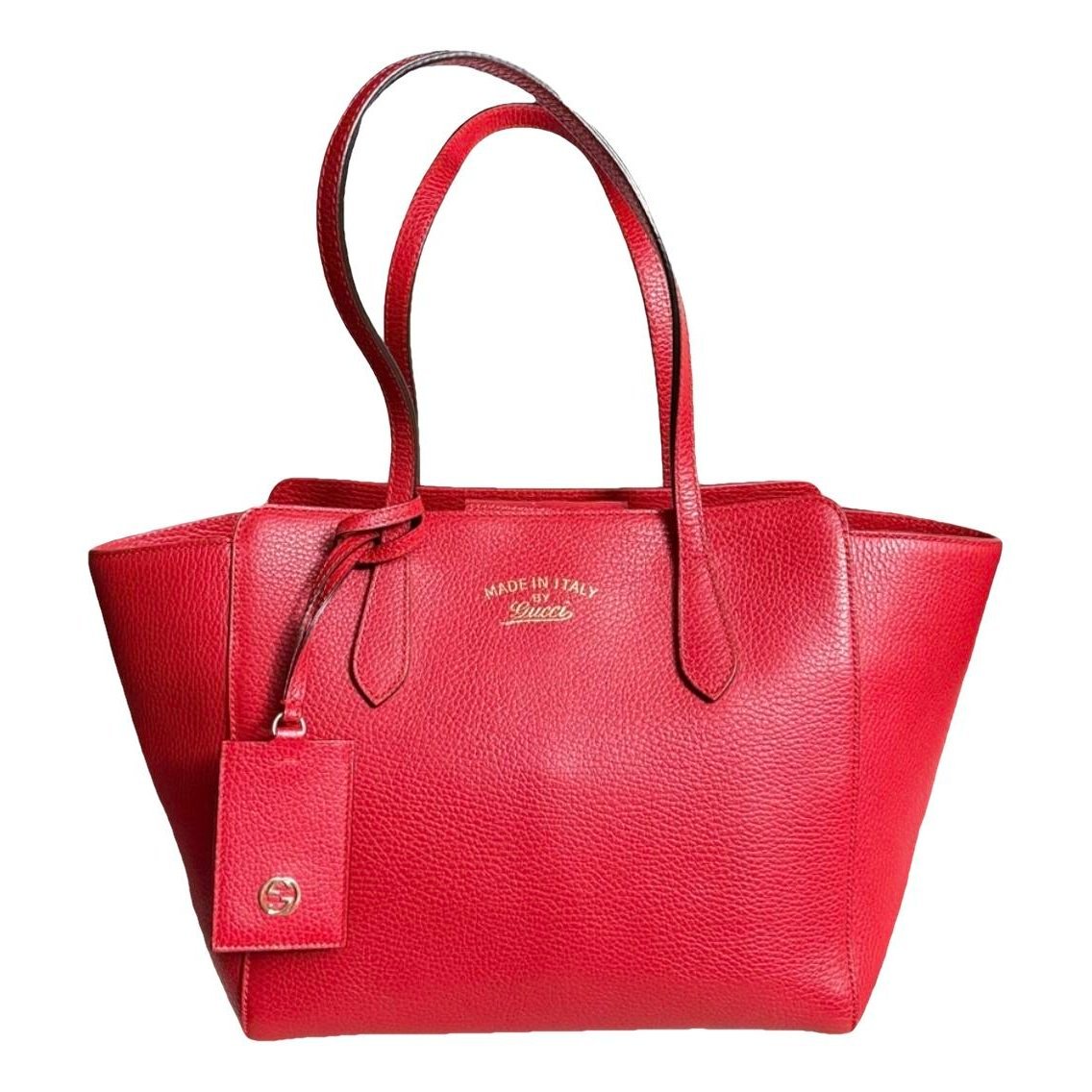 Swing leather tote