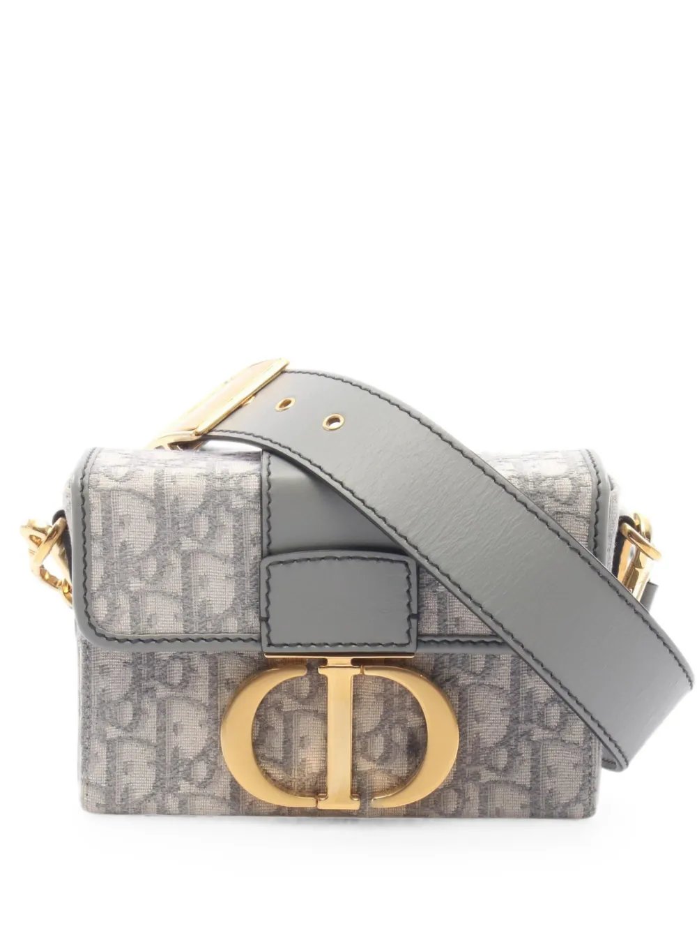 2010s 30 Montaigne oblique jacquard mini bag