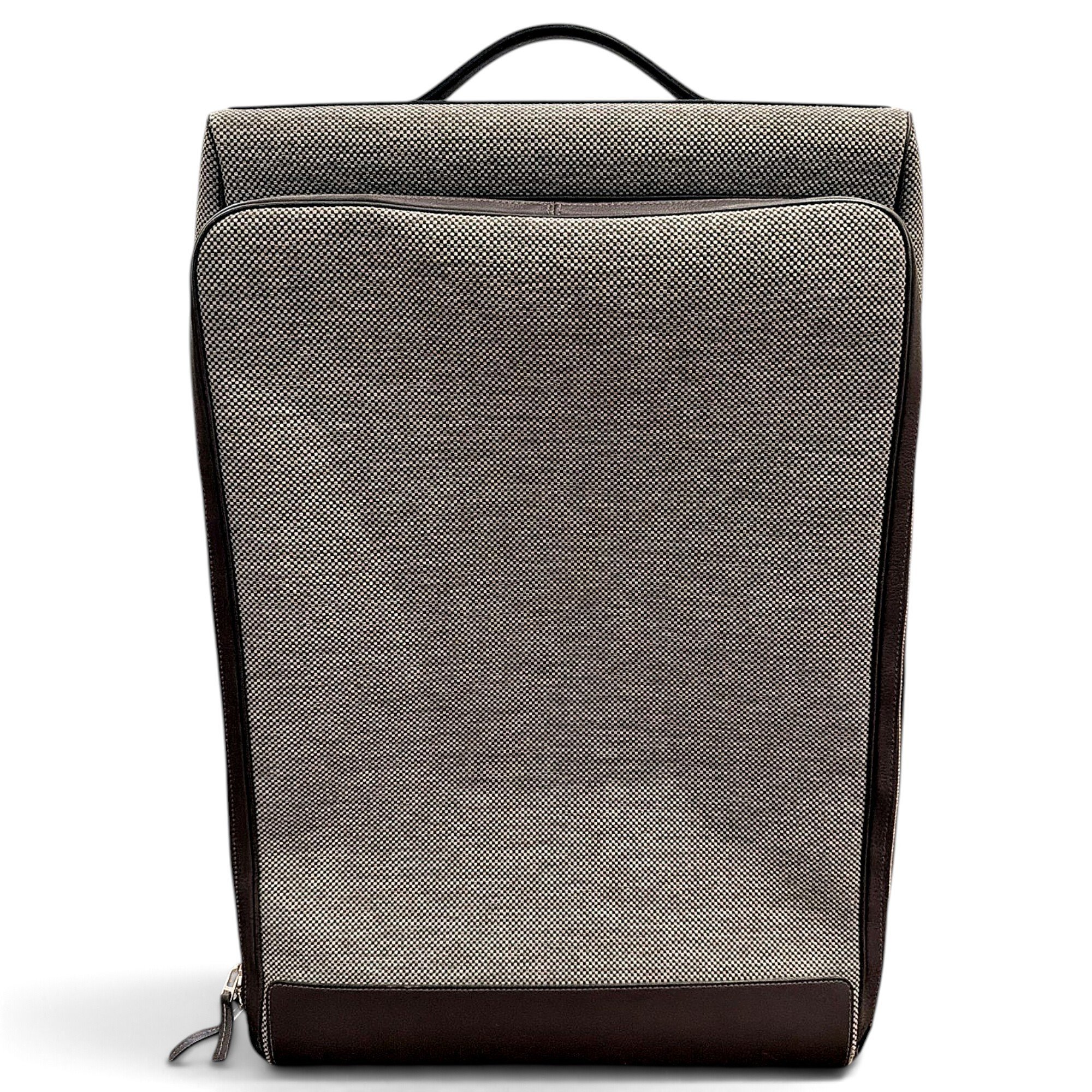 Leather travel bag