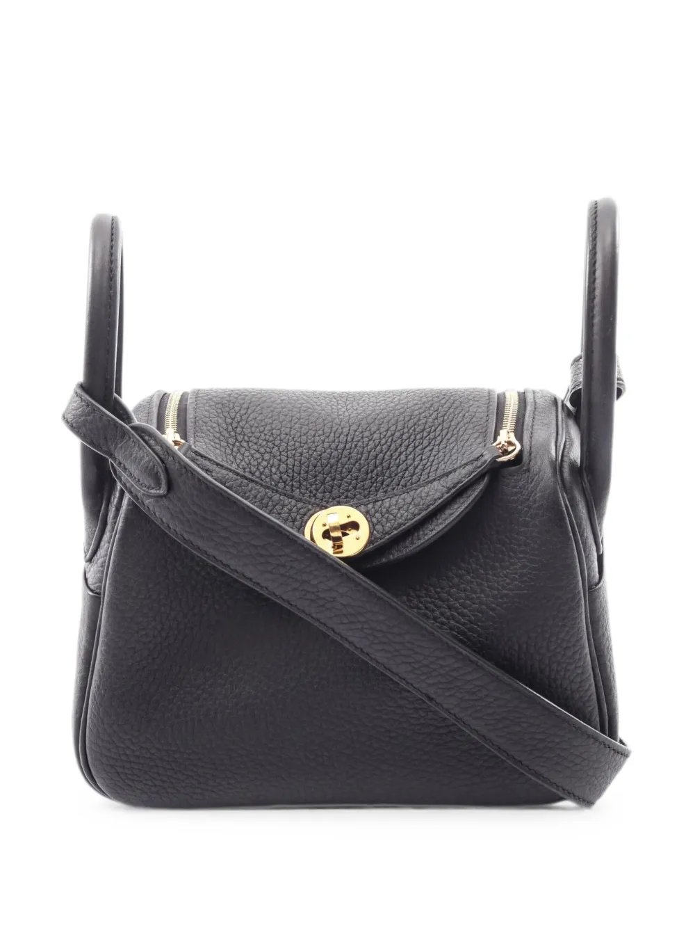 Hermes 2022 mini Lindy clemence leather shoulder bag