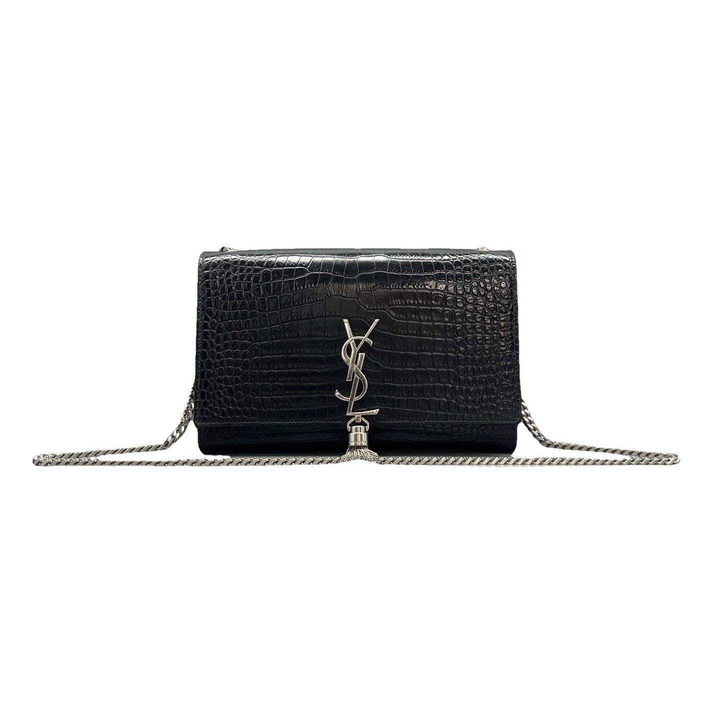 Pompom Kate leather handbag