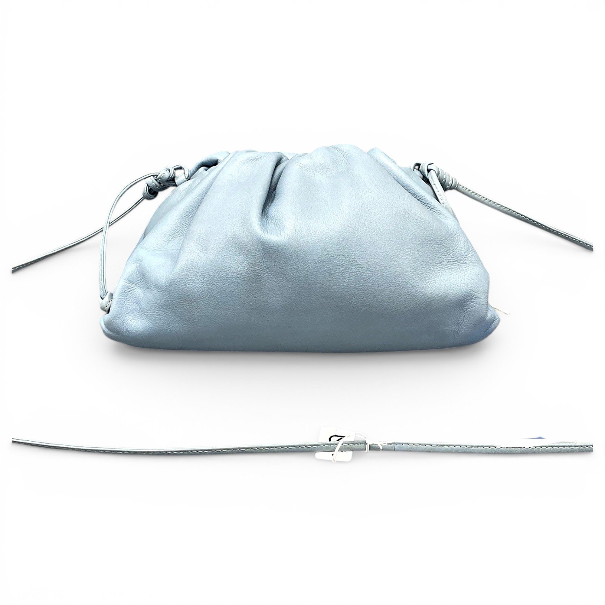 Pouch leather handbag