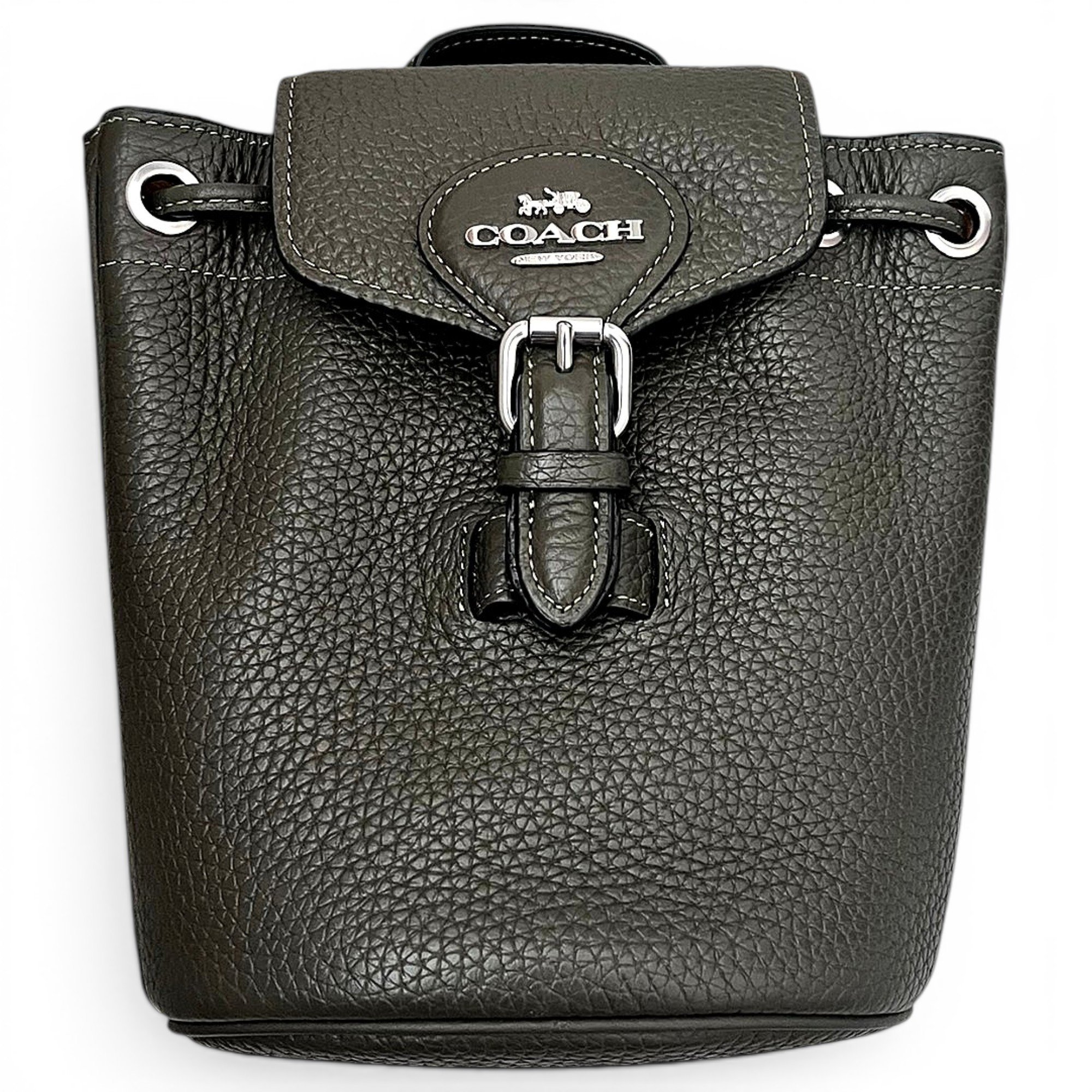 Leather backpack