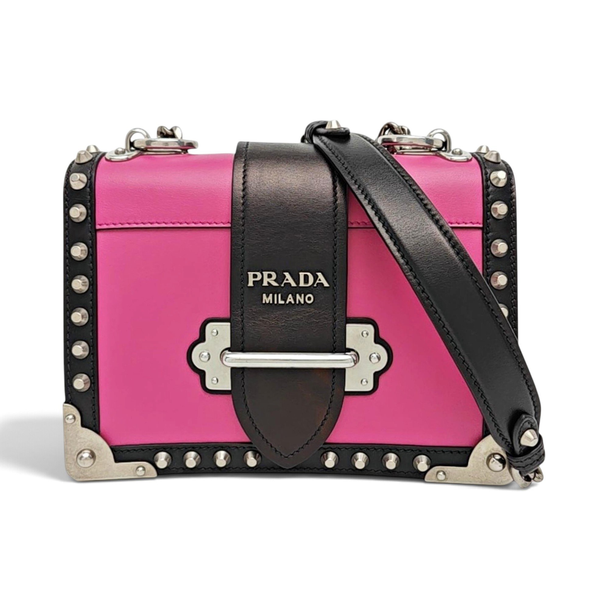 Cahier leather handbag