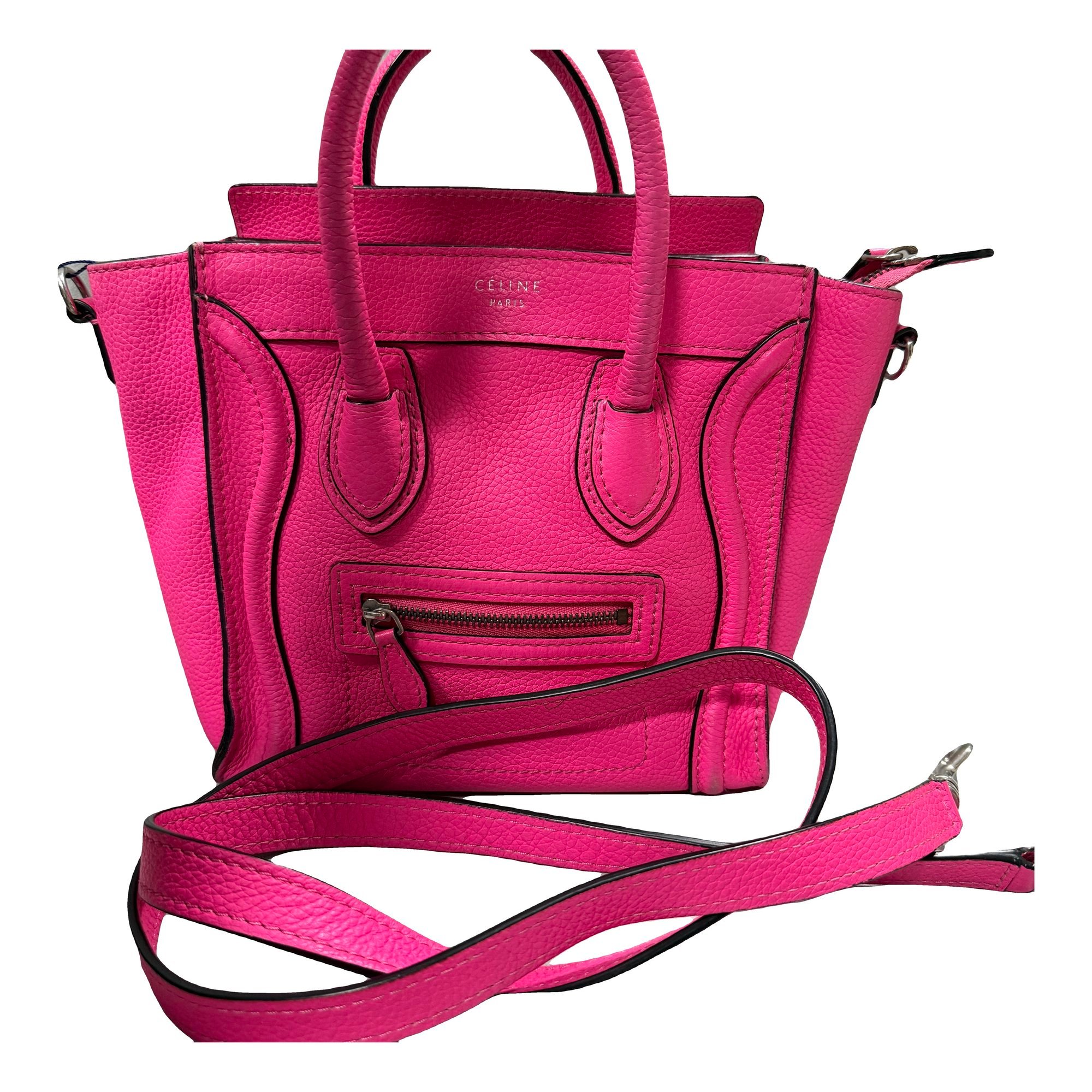Nano Luggage leather handbag