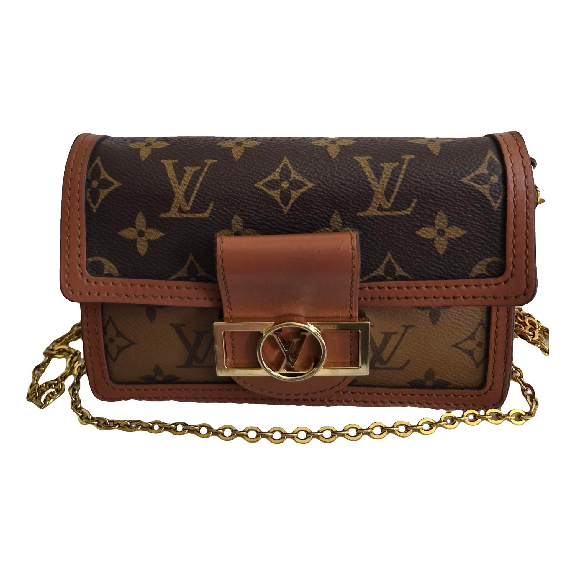 Dauphine leather handbag