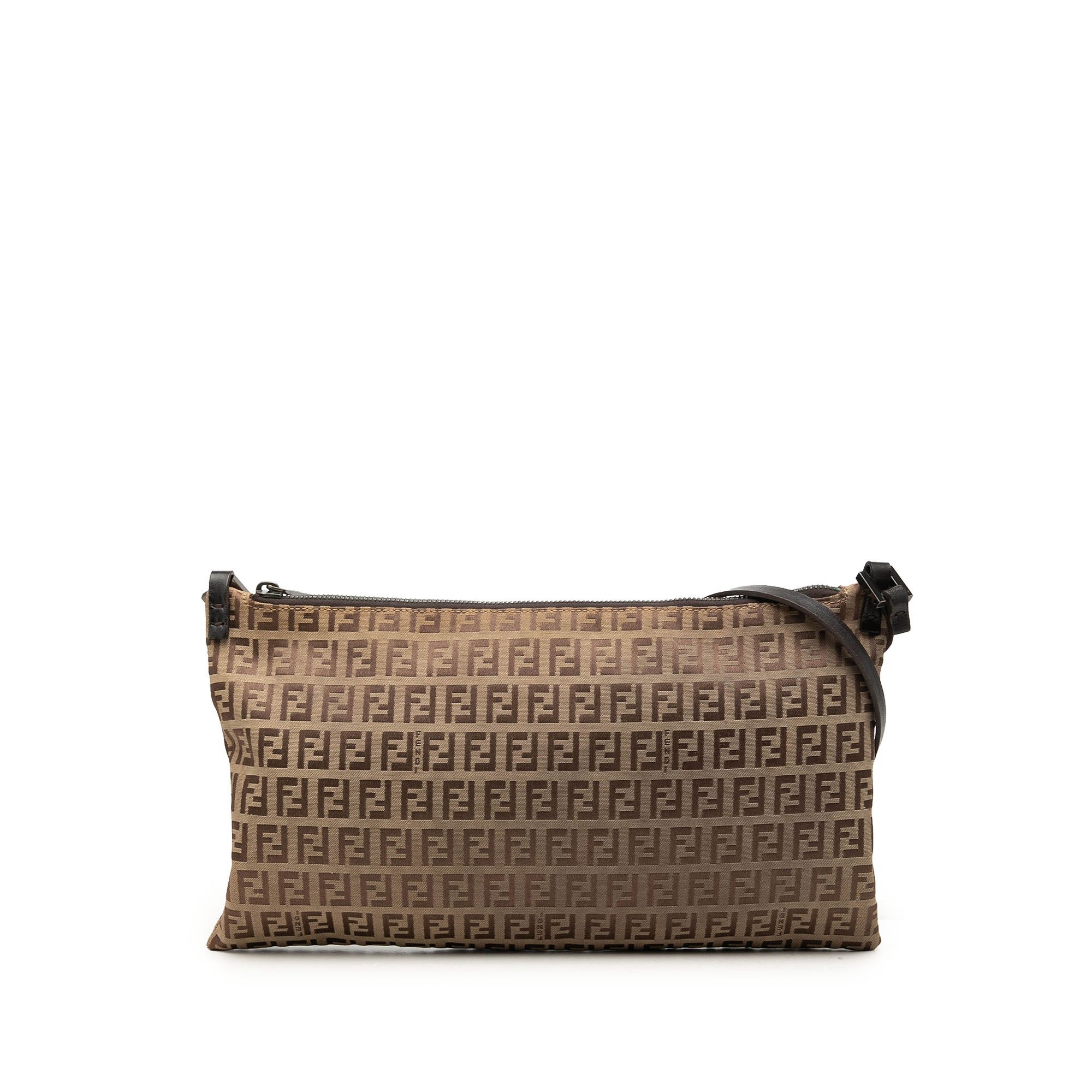 Pocket leather handbag