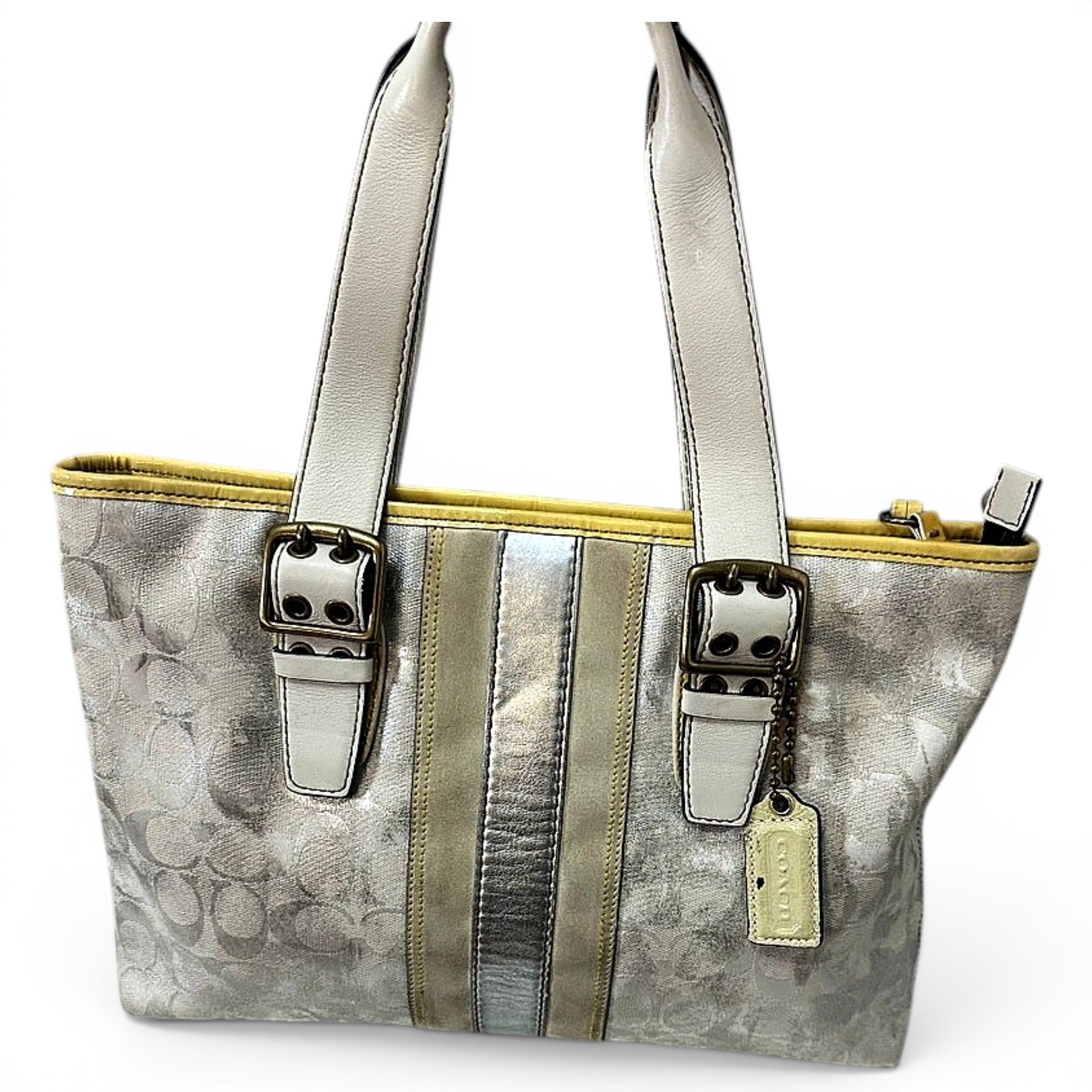 Patent leather handbag