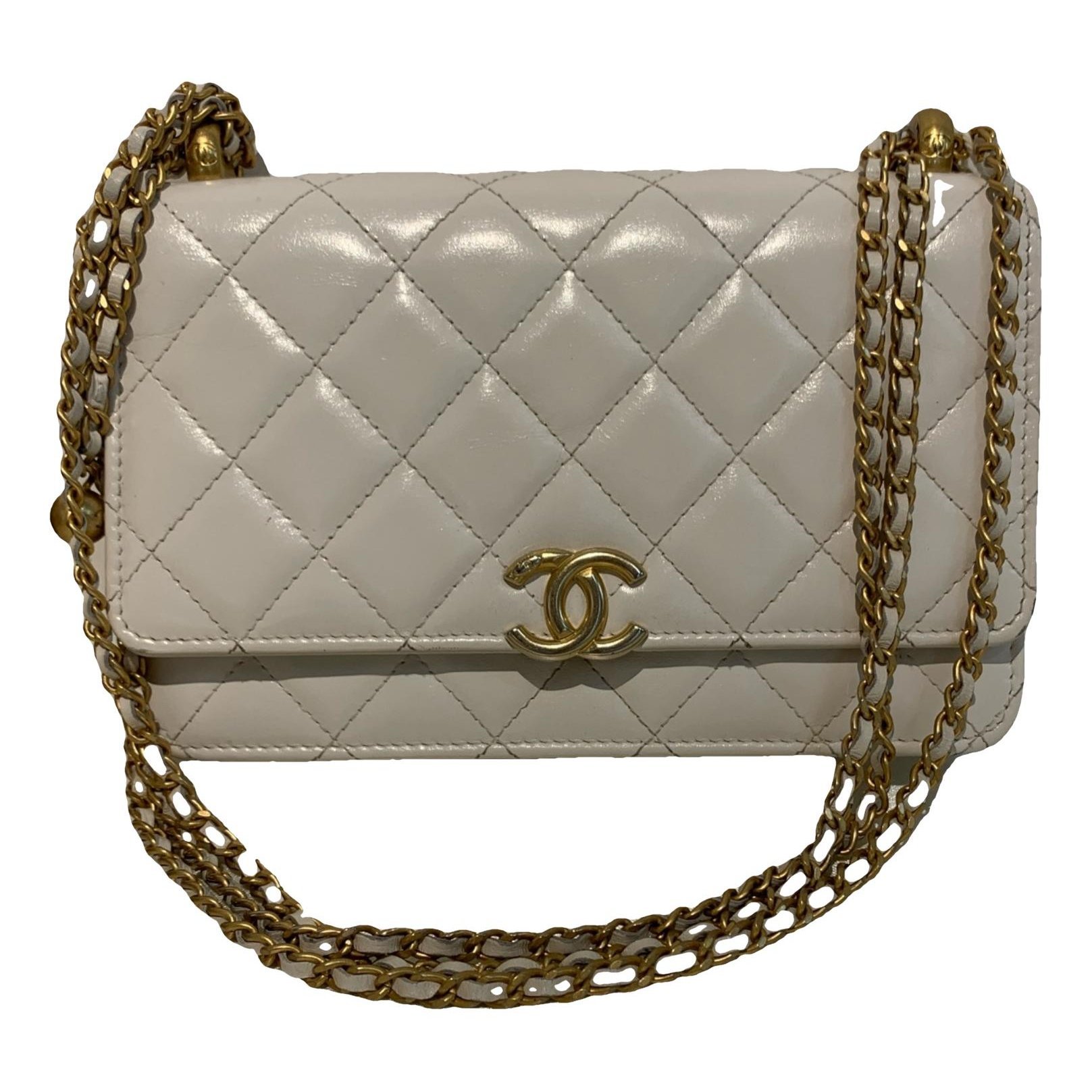 Wallet On Chain Timeless/Classique leather crossbody bag