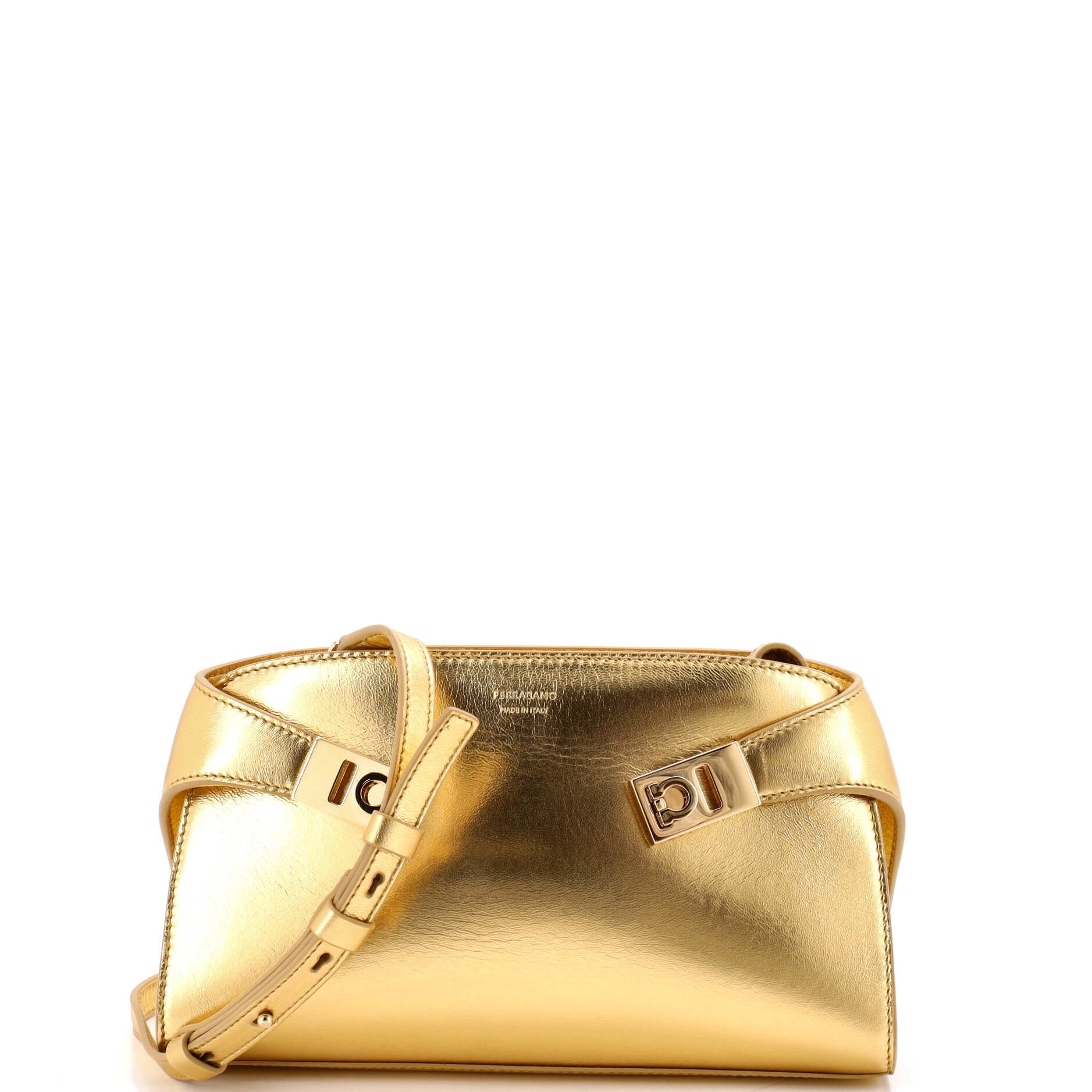 Ferragamo Hug Pouch Bag Leather Mini